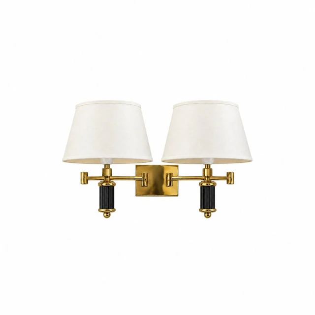 Wall sconce - Gilt brass - Mid-Century Regency style