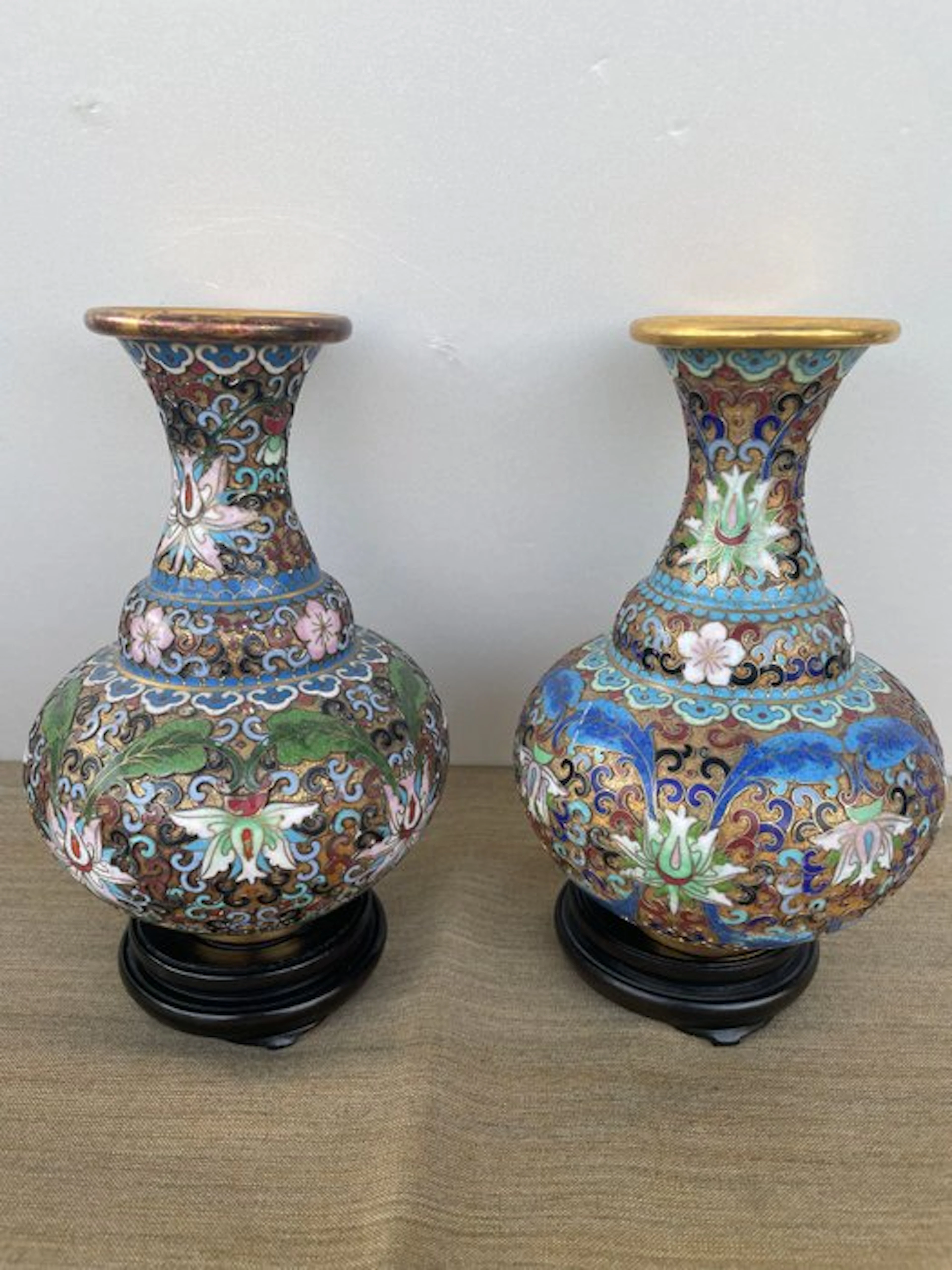 Vase - Bronze, Cloisonné enamel - China (No reserve price)