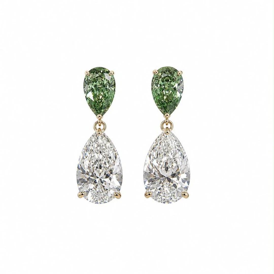 No reserve price - Earrings - 14 kt