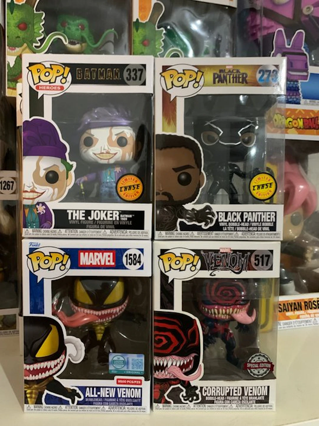 Funko - Funko Pop The Joker; Black Panther; All-New Venom...