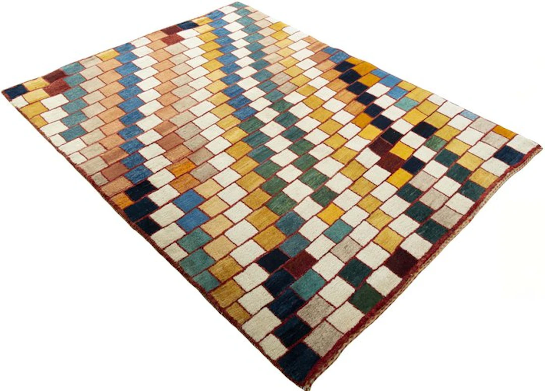 Hand-knotted designer Gabbeh rug - Rug - 200 cm - 155 cm