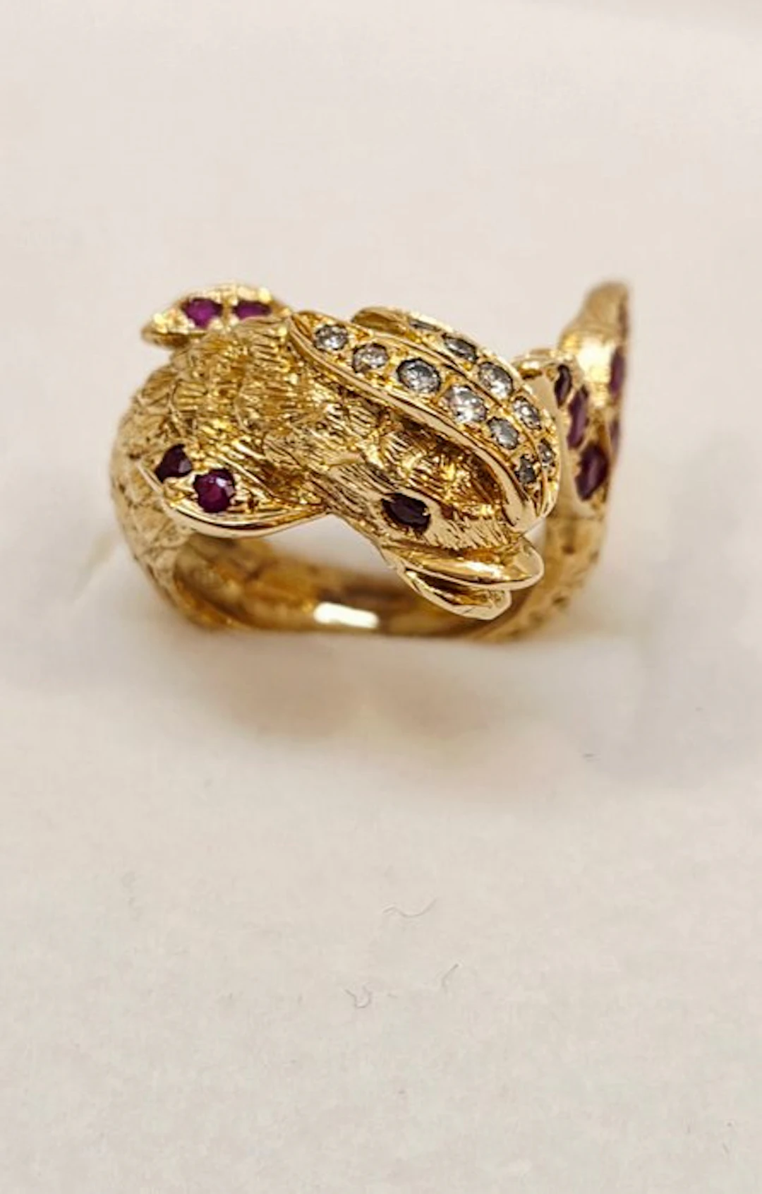 Ring - 18 kt. Yellow gold - 70s Like New