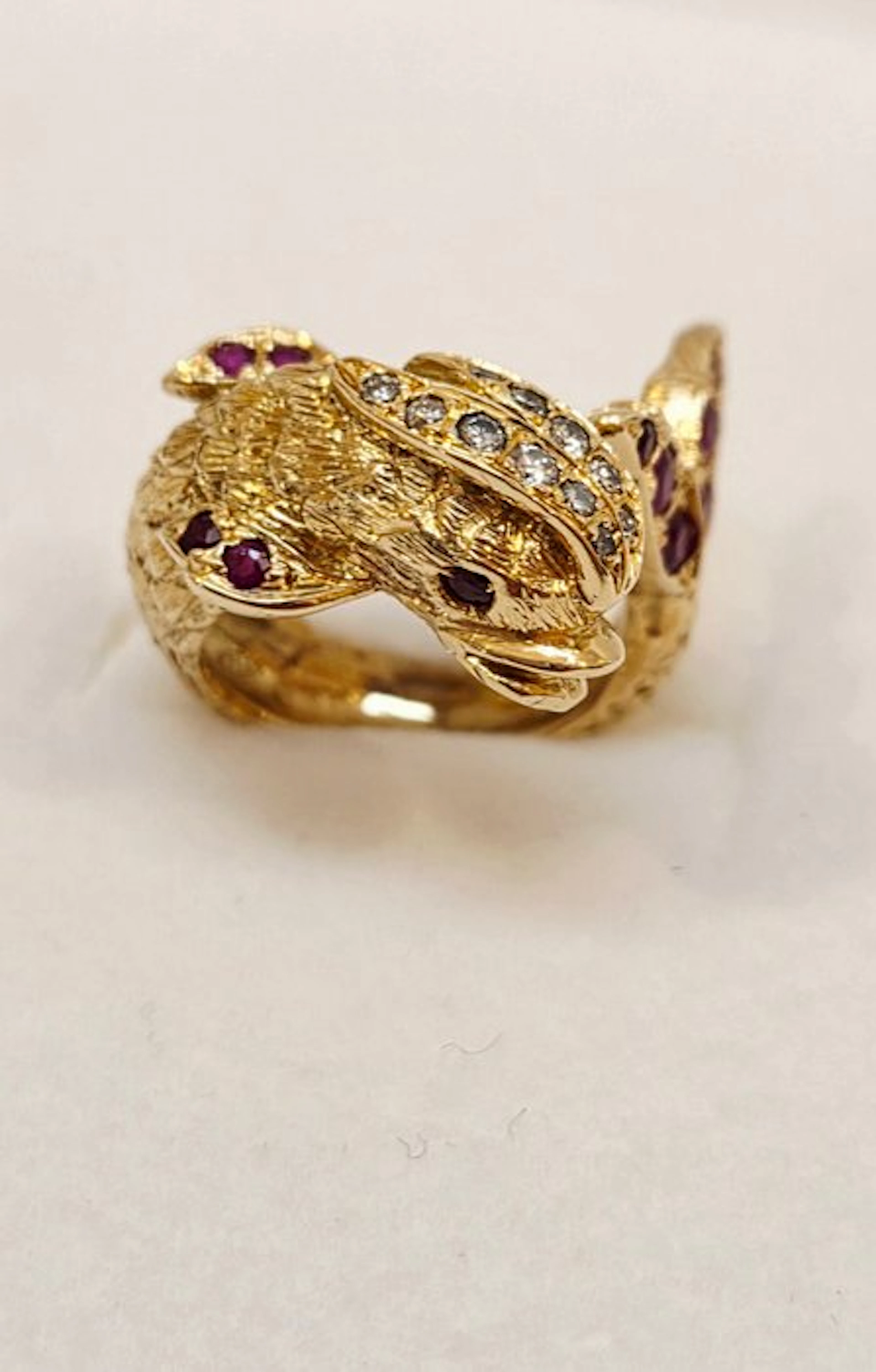 Ring - 18 kt. Yellow gold - 70s Like New