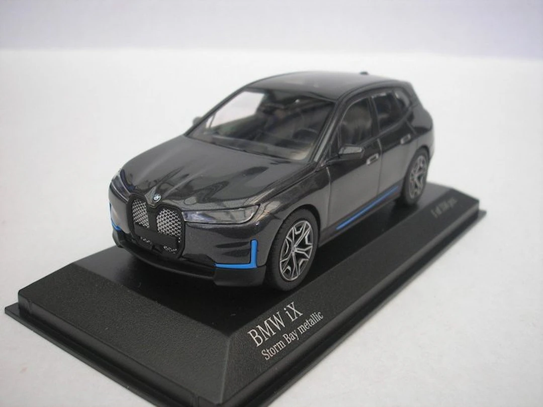 MiniChamps 1:43 - Model car - Bmw iX - 2022 - Storm Bay Metallic - 336 pcs
