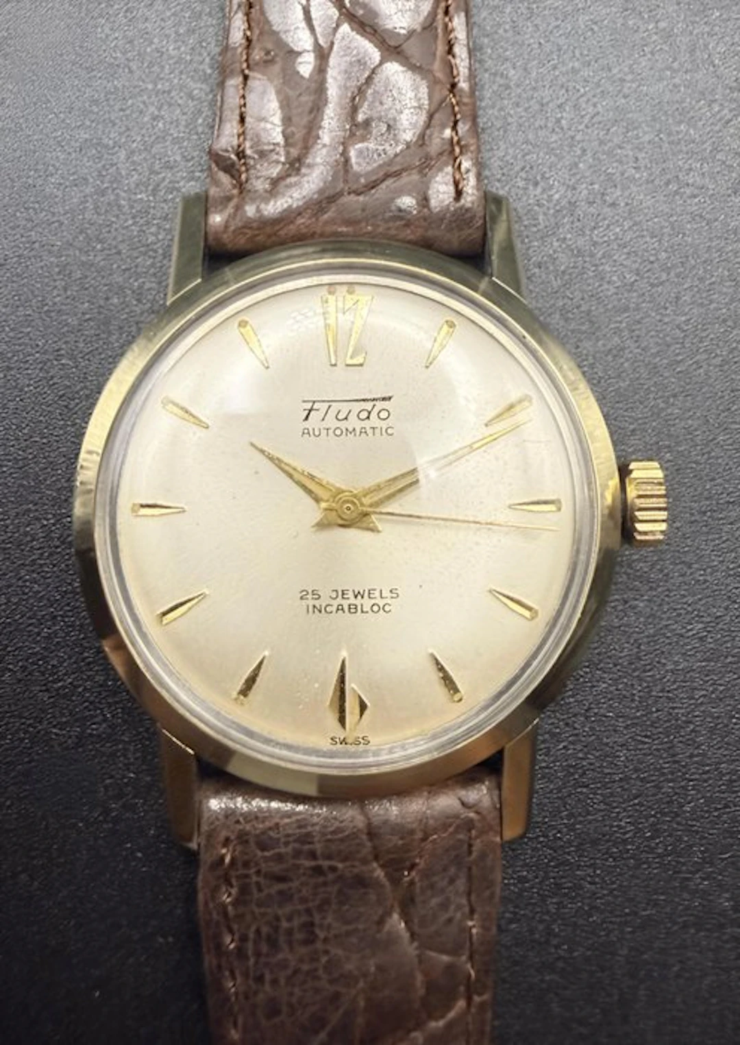 Fludo - Automatic – Oro 14k e Acciaio – ETA 2453 - No...