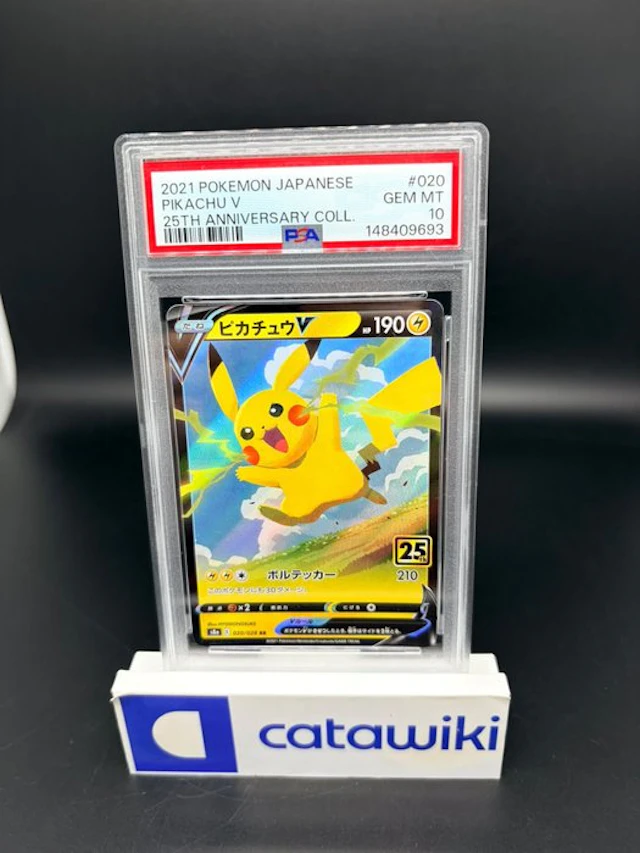 Pokémon - 1 Graded card - Pikachu V - 020/028 - PSA 10...