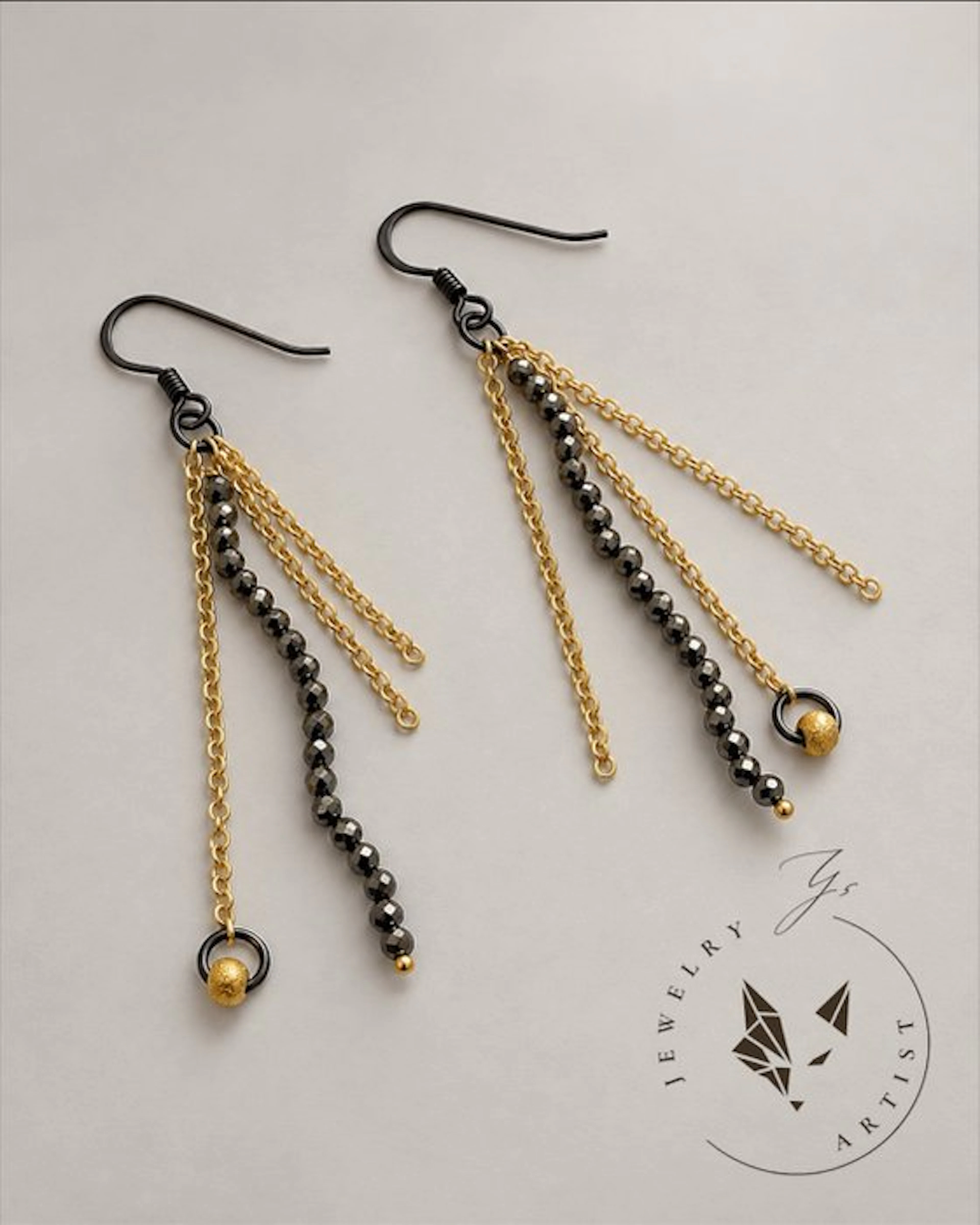 Designer Jewelry - Pyrite - 925 Silver - 21k Gold...