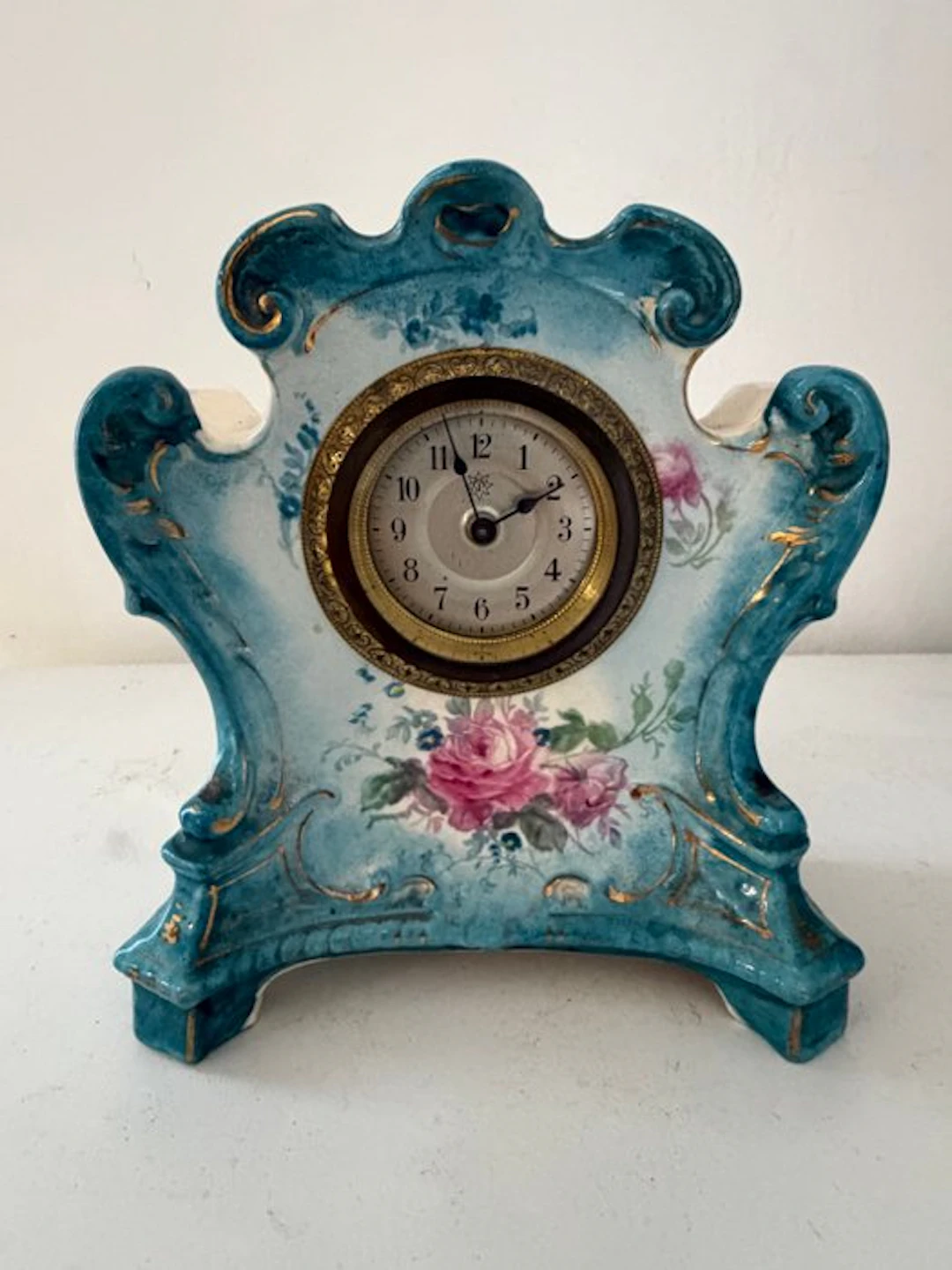Console clock - Porcelain - 1960-1970