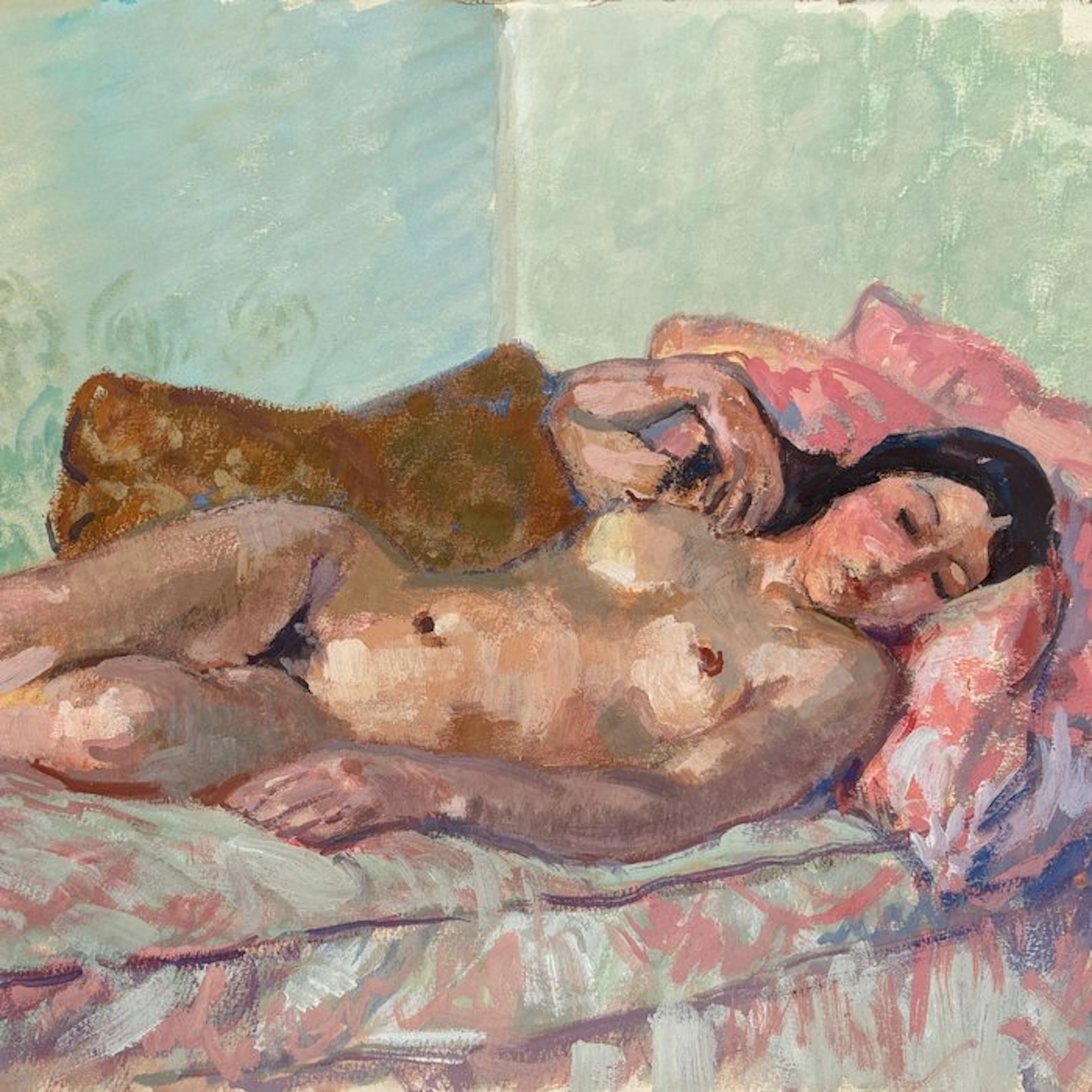 Marcel Vicaire (1893-1976) - Nu féminin allongé (Vendu sans prix de réserve)