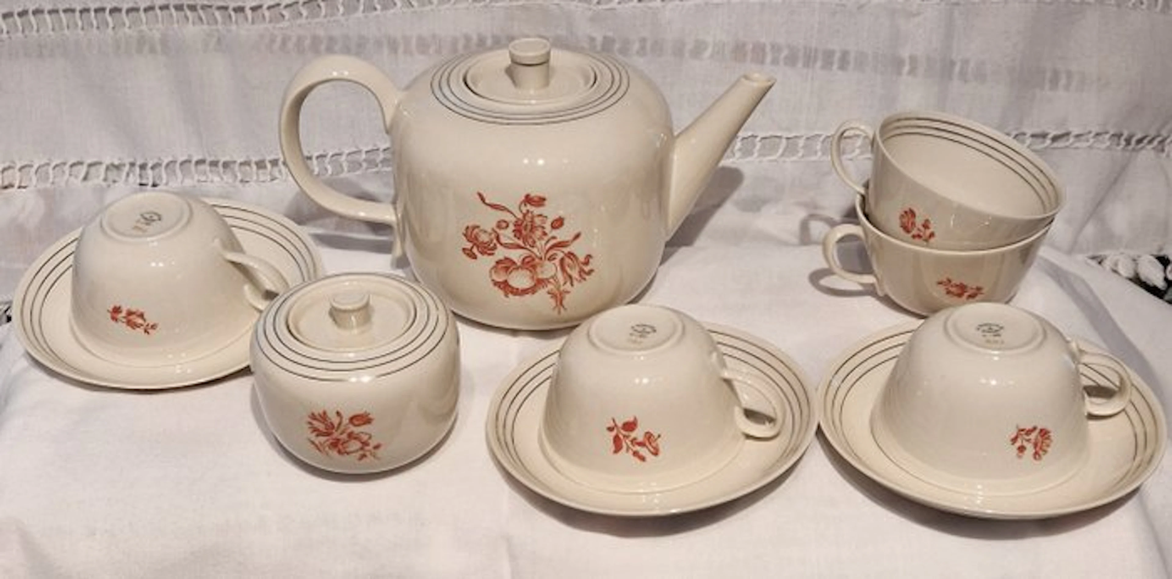 Richard Ginori - Gio Ponti - Tea service - Silvana...