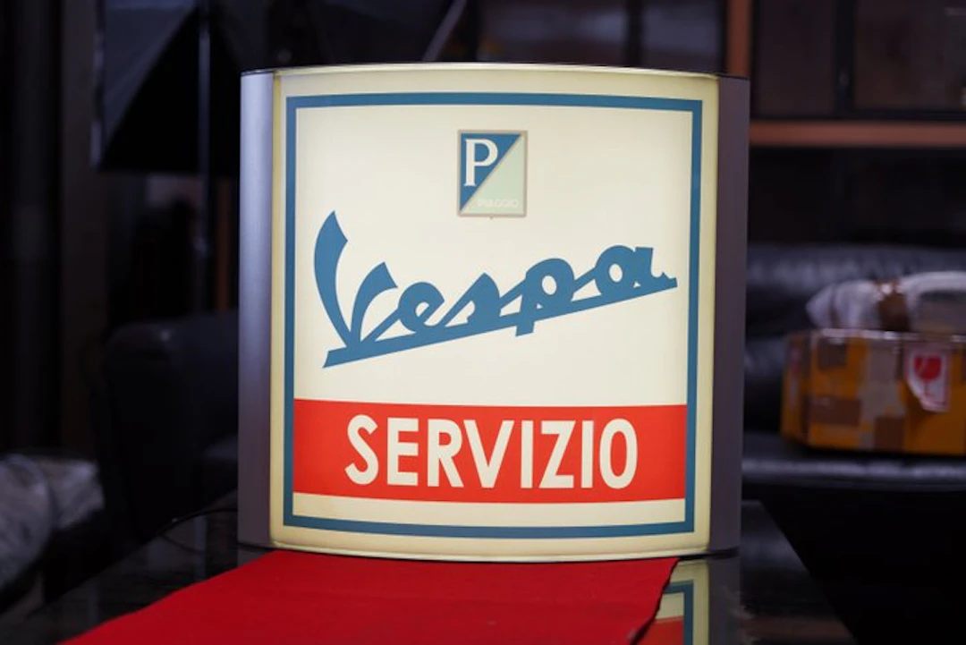 Vespa Dealer Sign - Vespa - Sign - Plastic