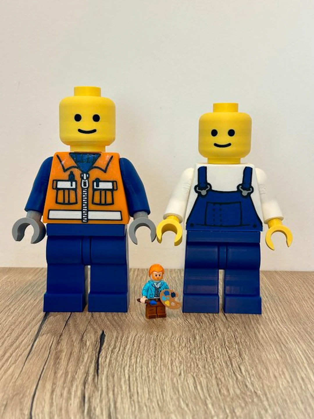 Fait maison - (MOC) lot de 2 Minifigures LEGO - 17.5 cm –...