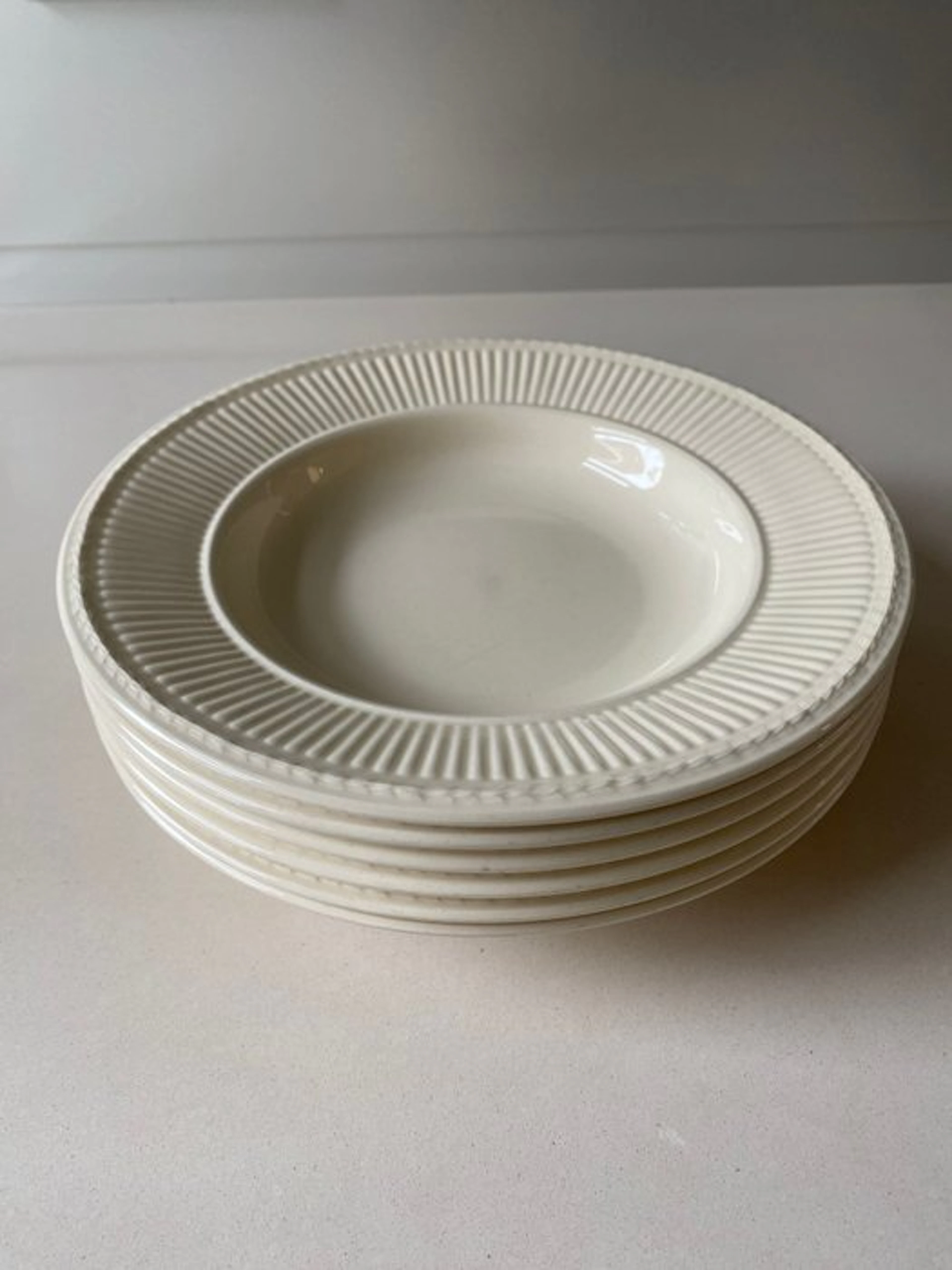 Wedgwood - Plate (6) - Earthenware - Wedgwood Edme deep plate