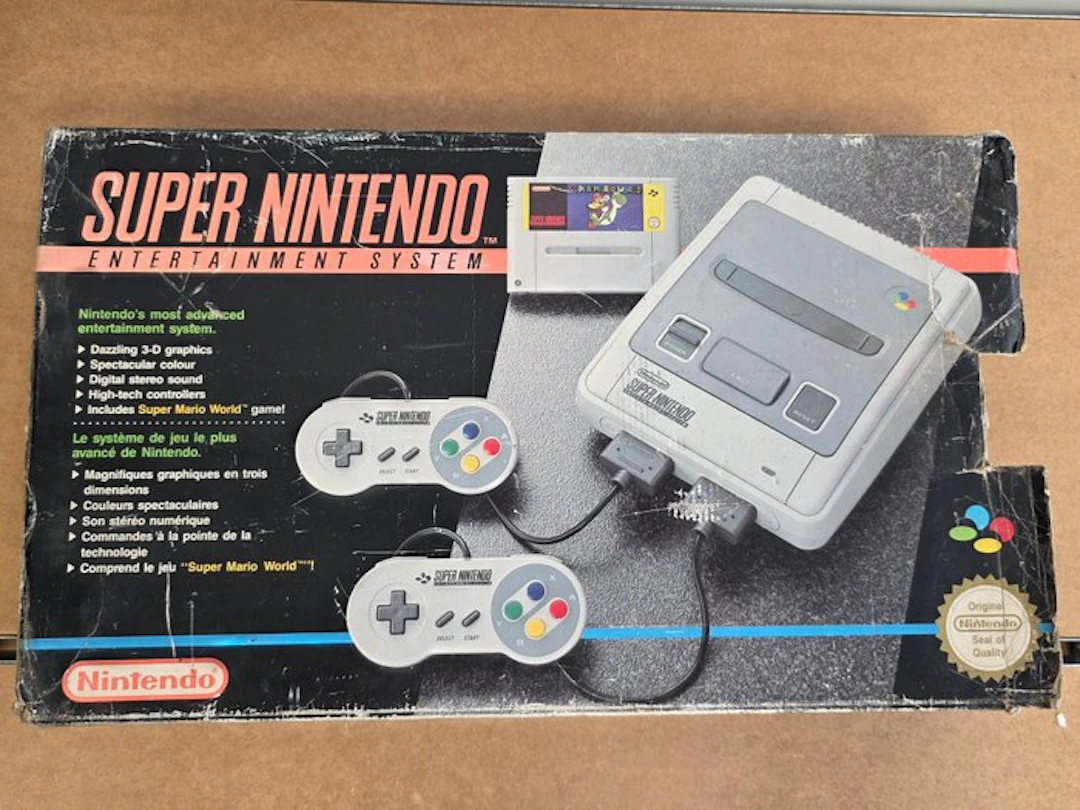 Nintendo - Snes - Super Rare - Big Box - "Super Mario...