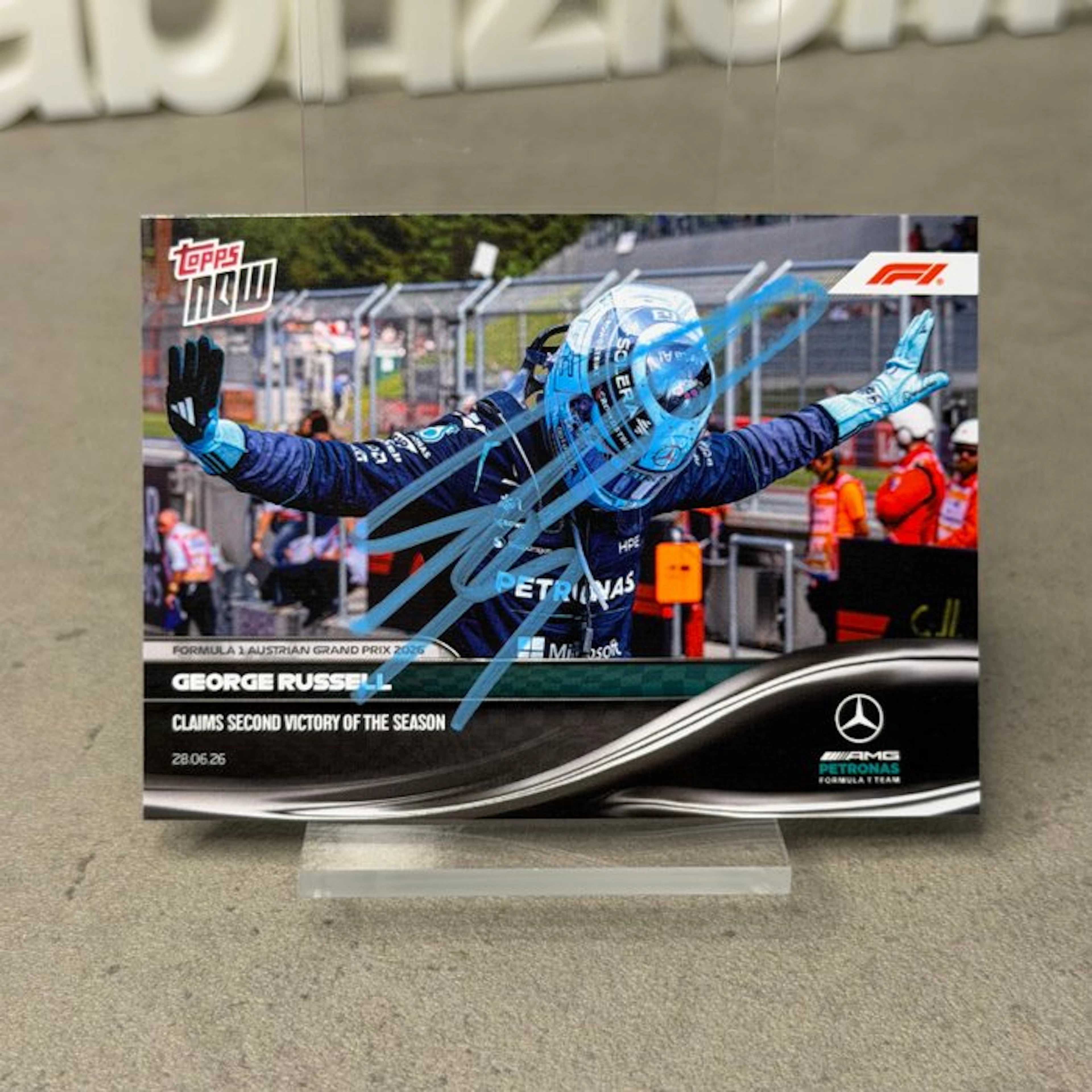 Mercedes - Topps Now - Claims Second Victory of the...