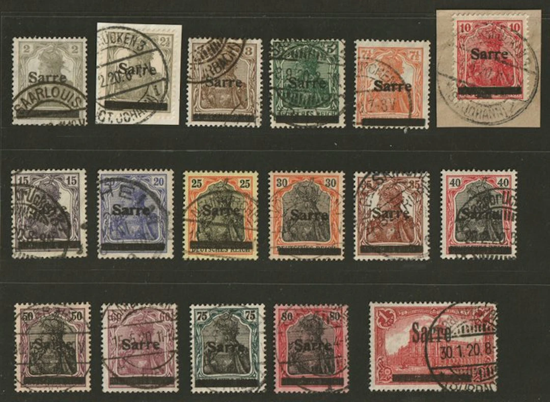 Saarland 1920 - SAAR 1-17