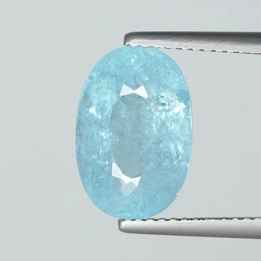 1 pcs Blue Tourmaline paraiba - 5.74 ct - Gemological Institute of