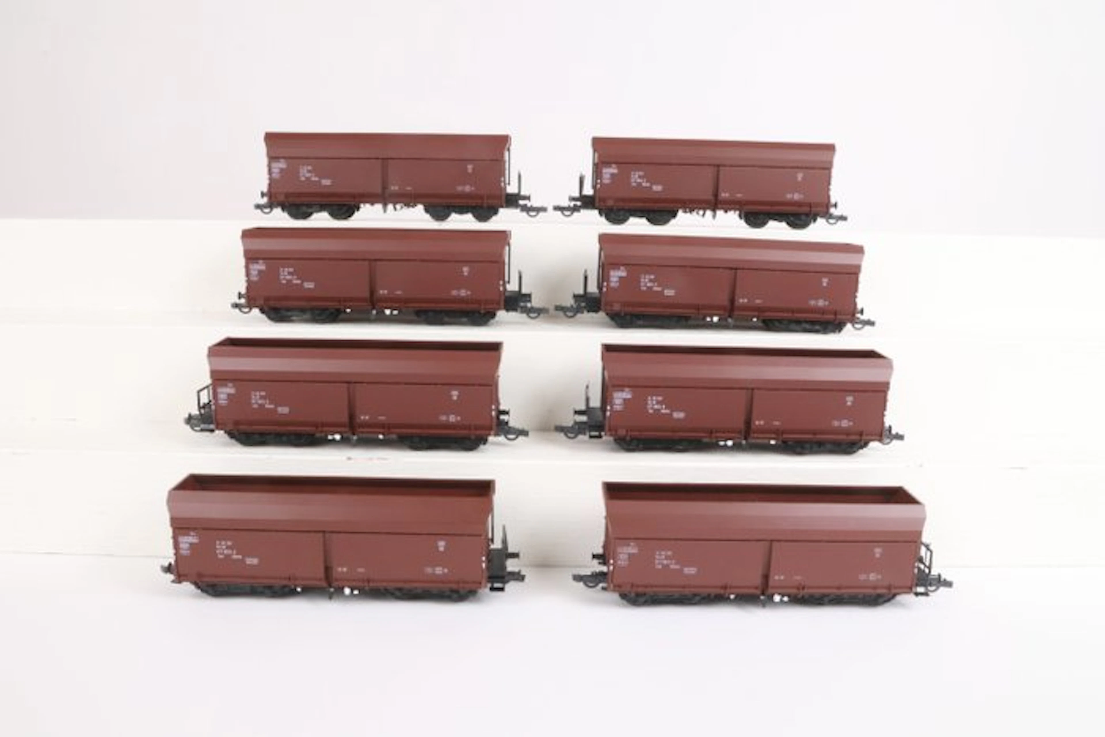 Piko H0 - Model train freight carriage (8) - Four-legged...