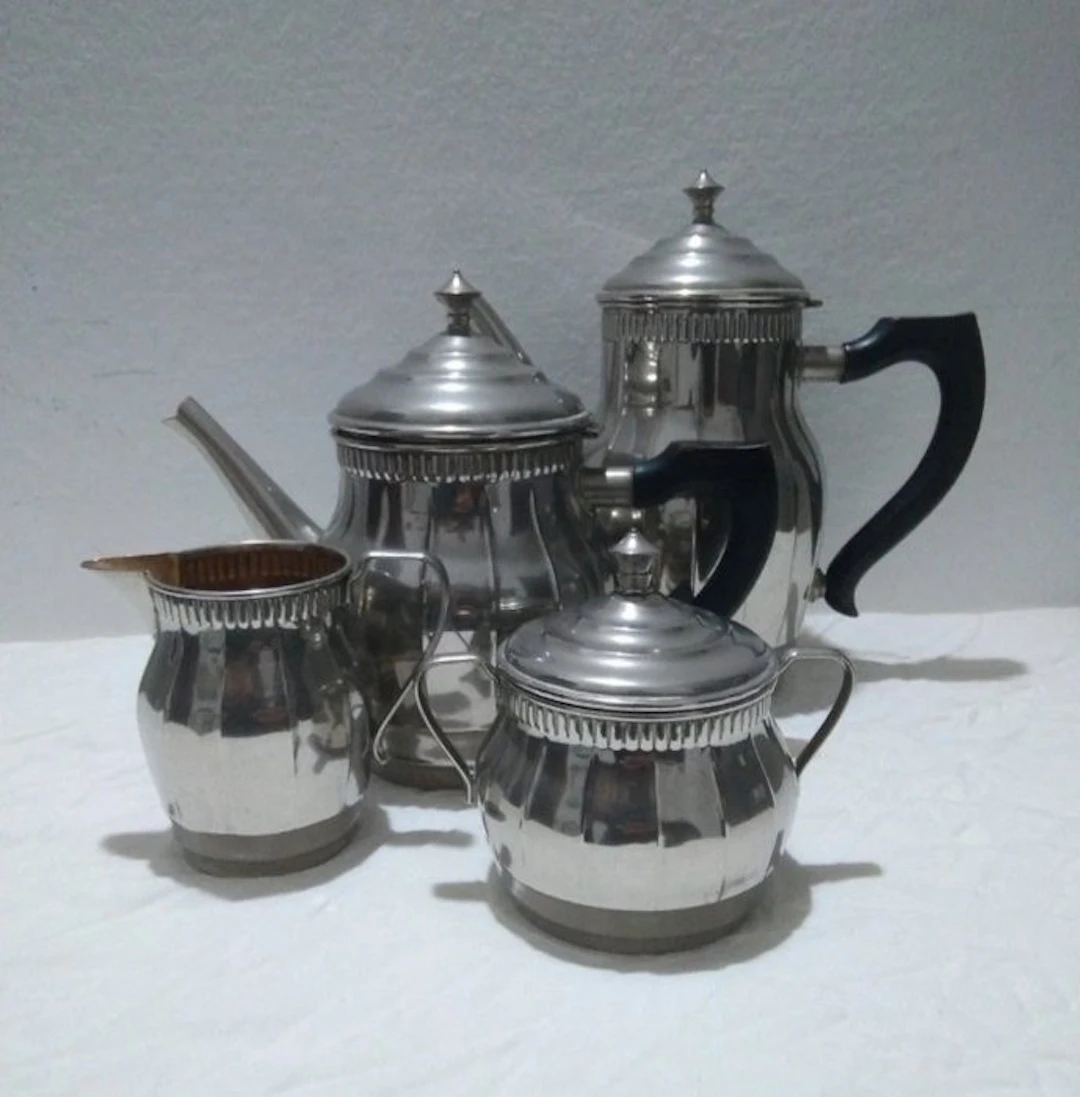WMF / Geislingen - Coffee service (4) - Silverplated