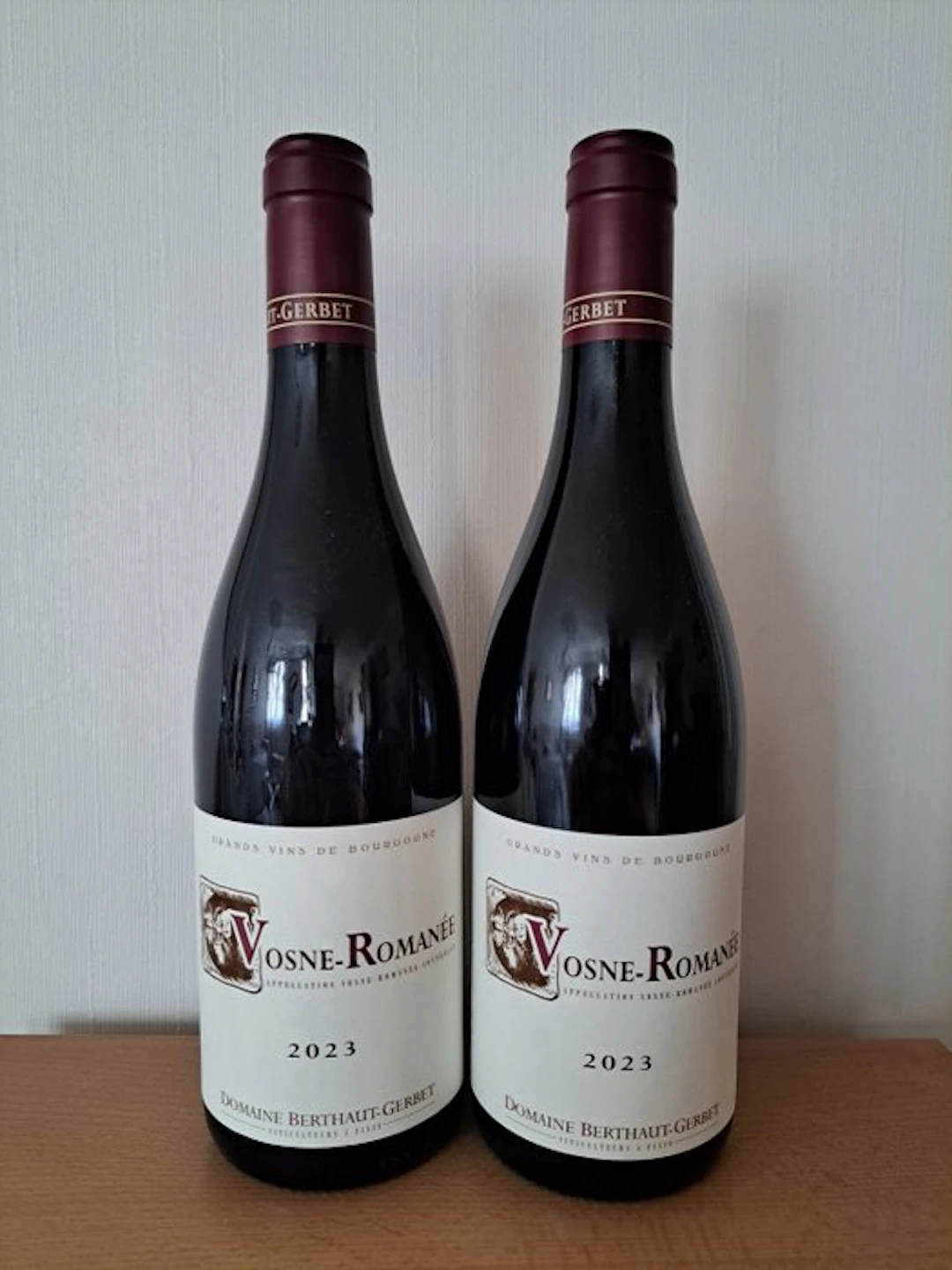 2023 Domaine Berthaut-Gerbet - Vosne-Romanée - 2 Bottles (0.75L)