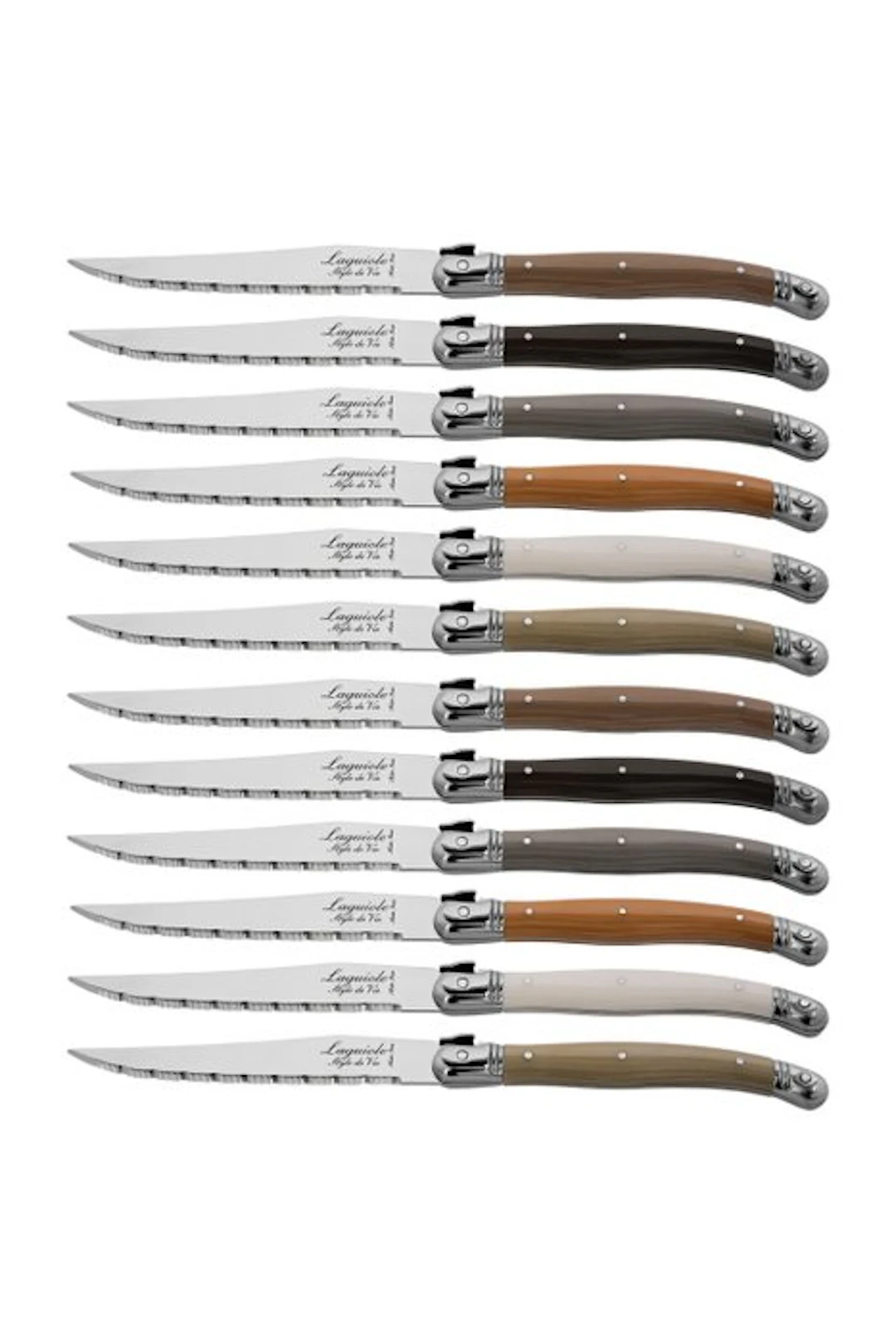 Laguiole - 12x Steak Knives - various - style de - Table...