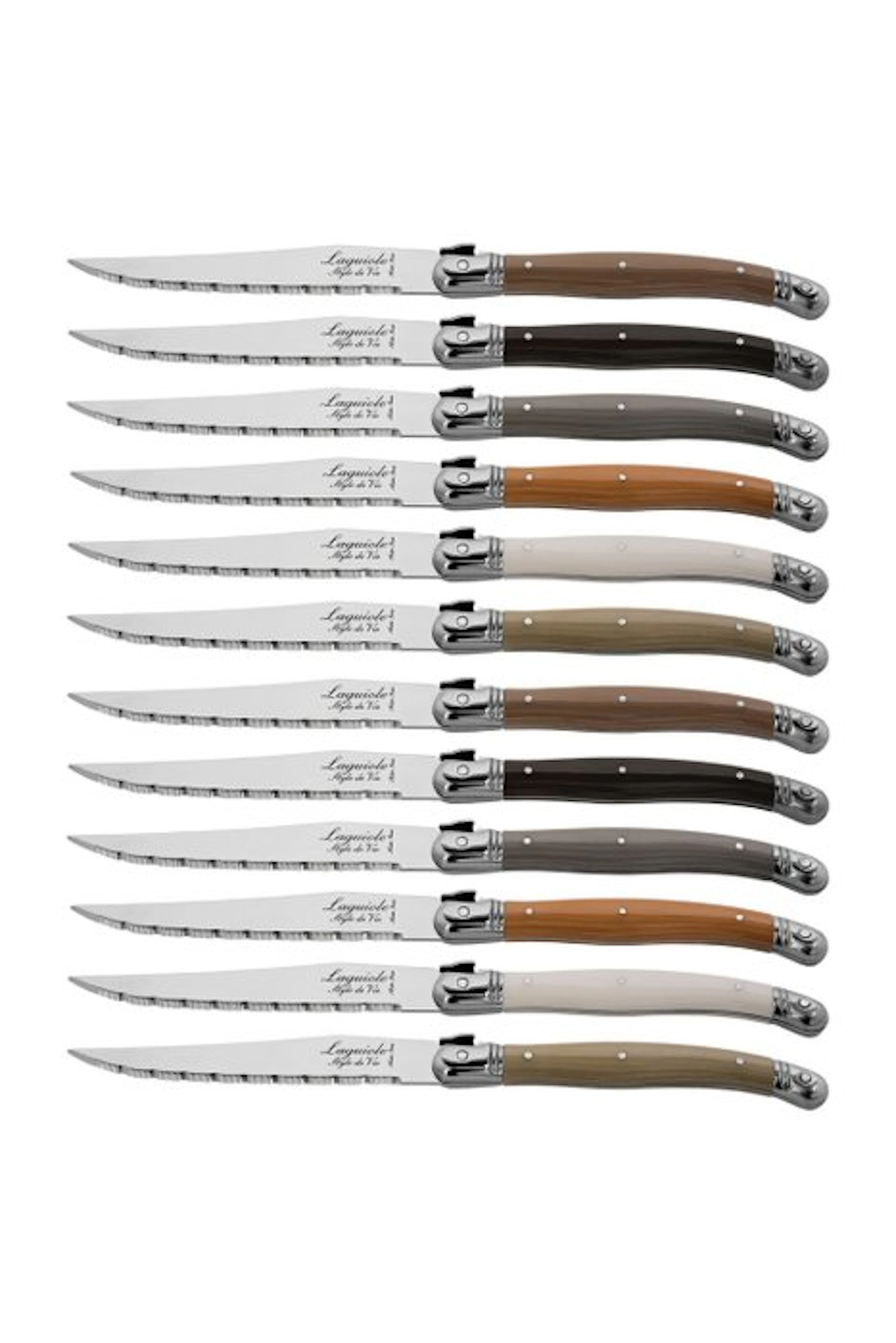 Laguiole - 12x Steak Knives - various - style de - Table...