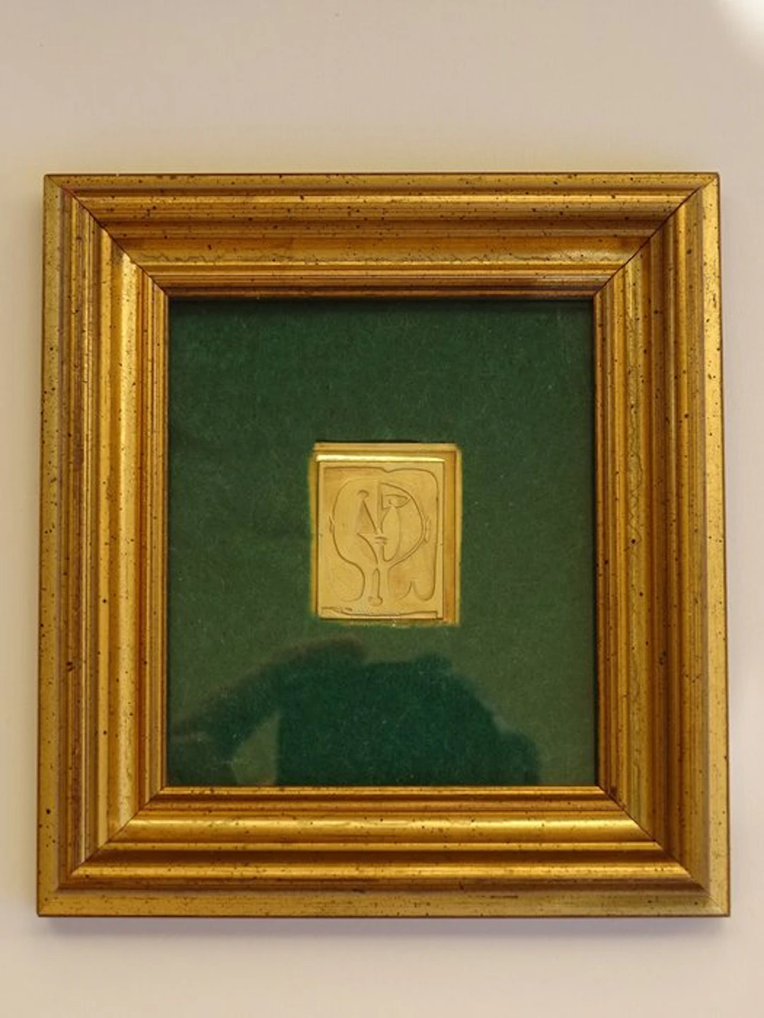 Italy. Pablo Picasso 24 carat gold finished over silver (No reserve price)
