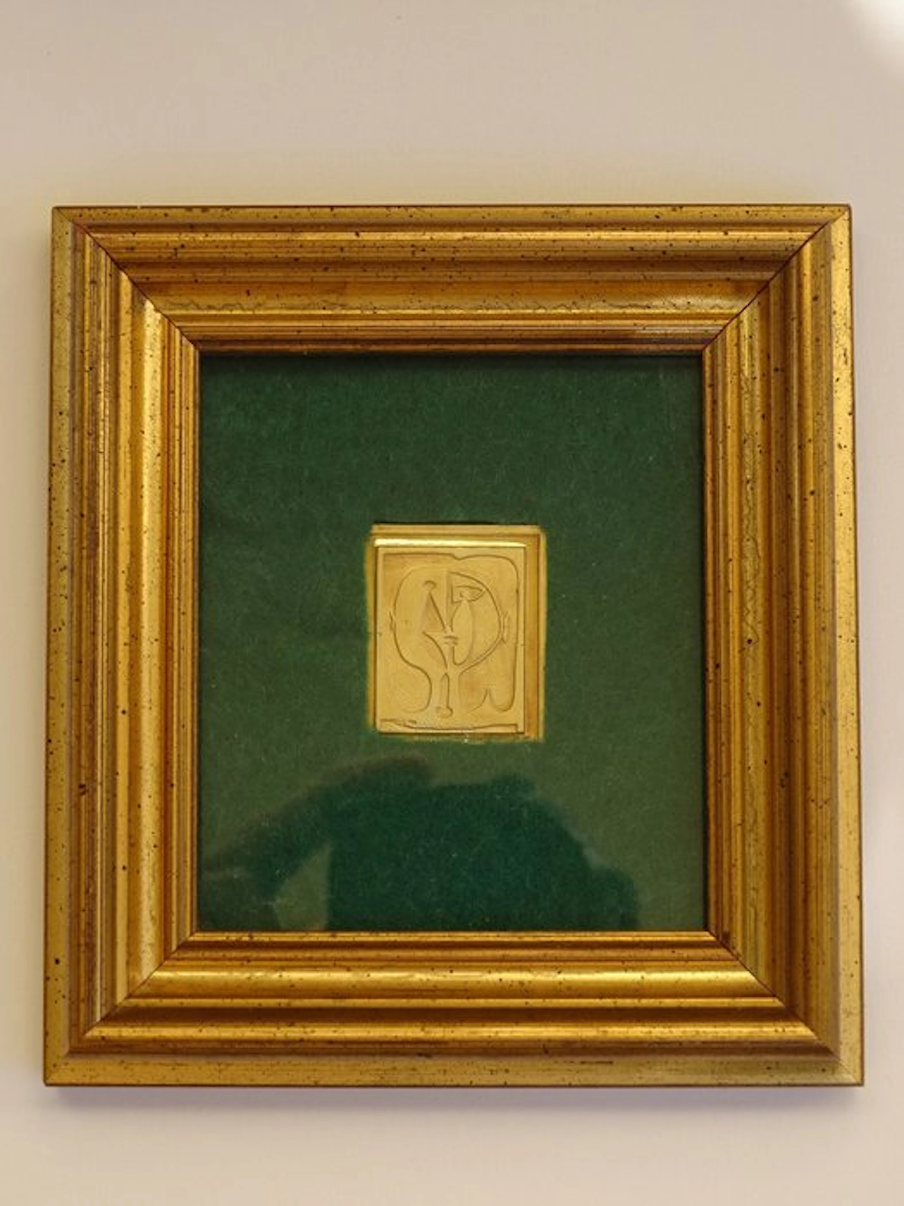 Italy. Pablo Picasso 24 carat gold finished over silver (No reserve price)