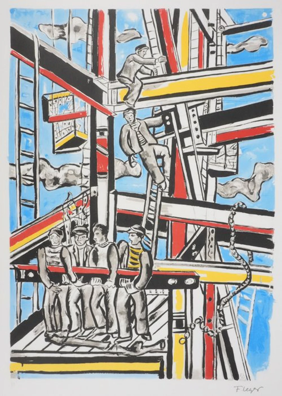 Fernand Léger (1881-1955) - Les constructeurs