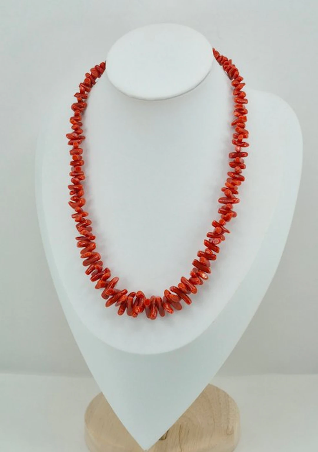Coral - Silver, Gold-plated - Necklace - CORALLO MEDITERRANEO