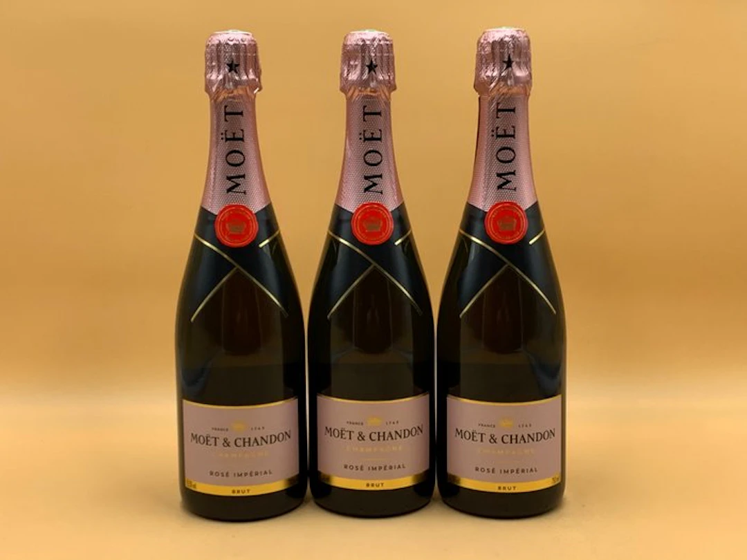 Moët & Chandon, Rosé Impérial - Champagne Brut - 3 Bottle (0.75L)