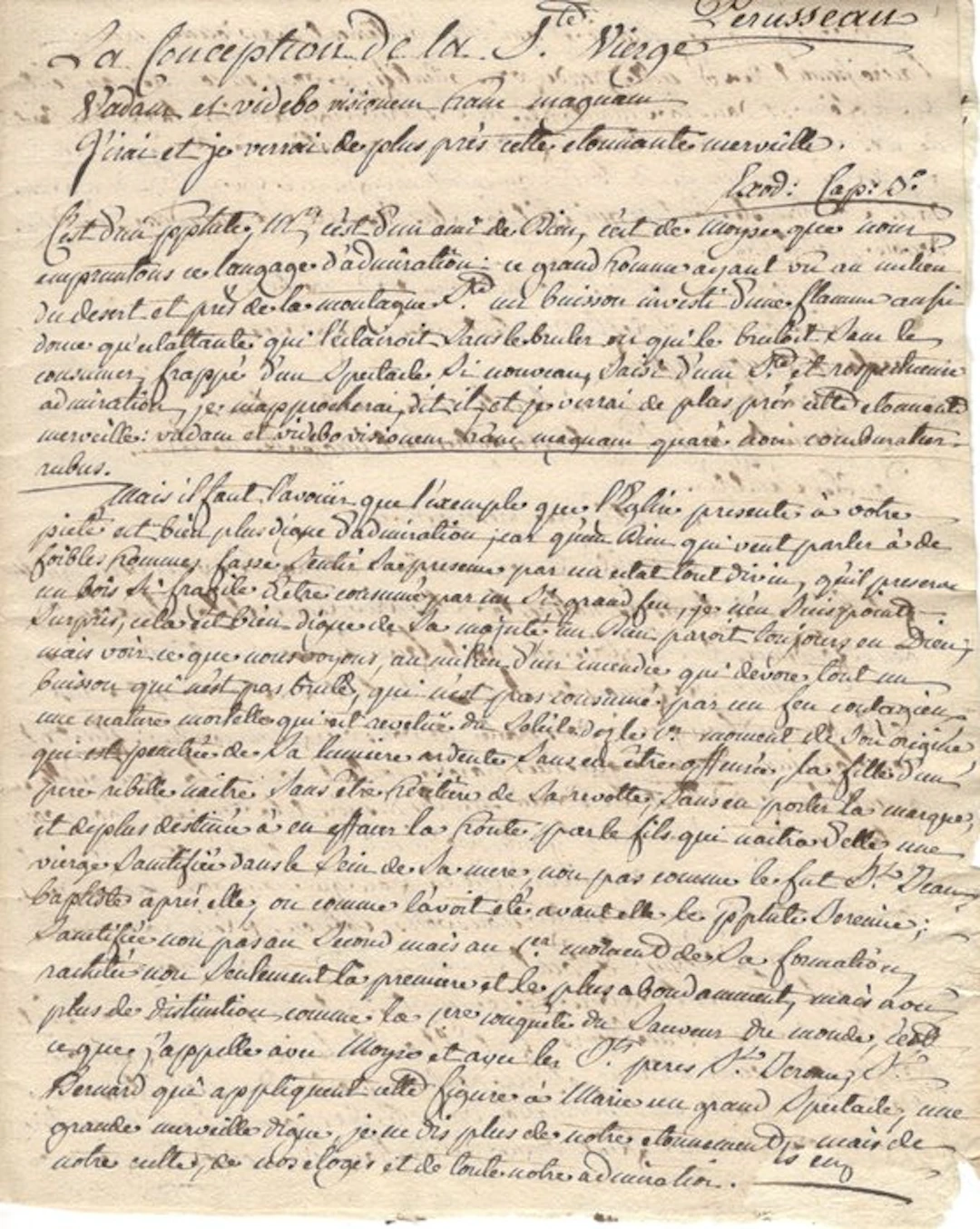 Père Sylvain PÉRUSSAULT (1679/1773) Prêtre Jésuite et...