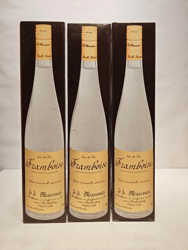 G.E. Massenez - Framboise - b. 1980s - 70cl - 3 bottles