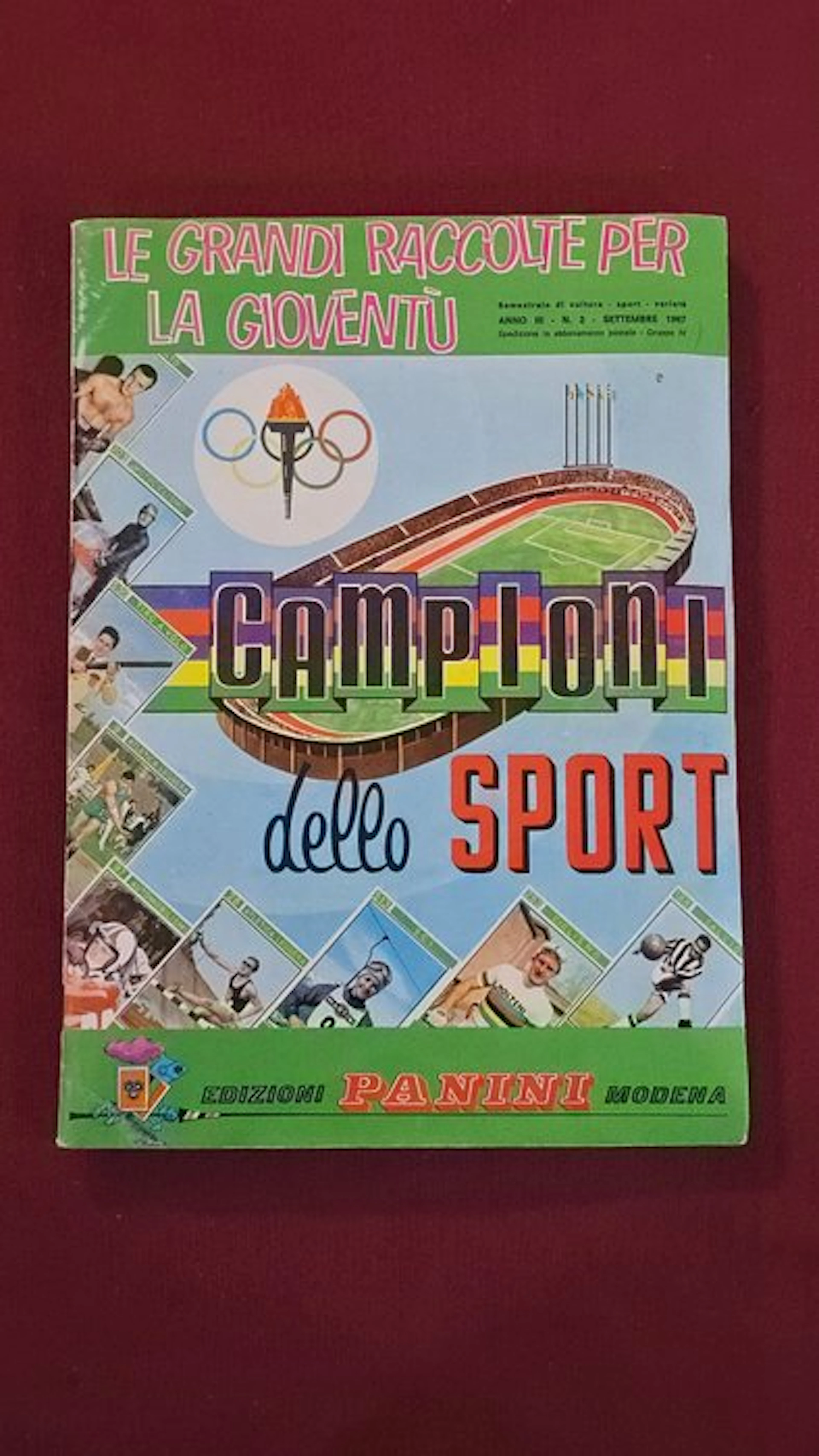 1967/68 Panini Campioni dello Sport con cedola - 1 Complete album - Good (GD)