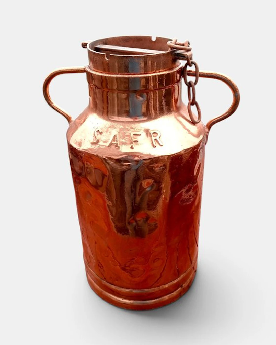 SARF - Creamer - Copper, Iron - Antique French milk can