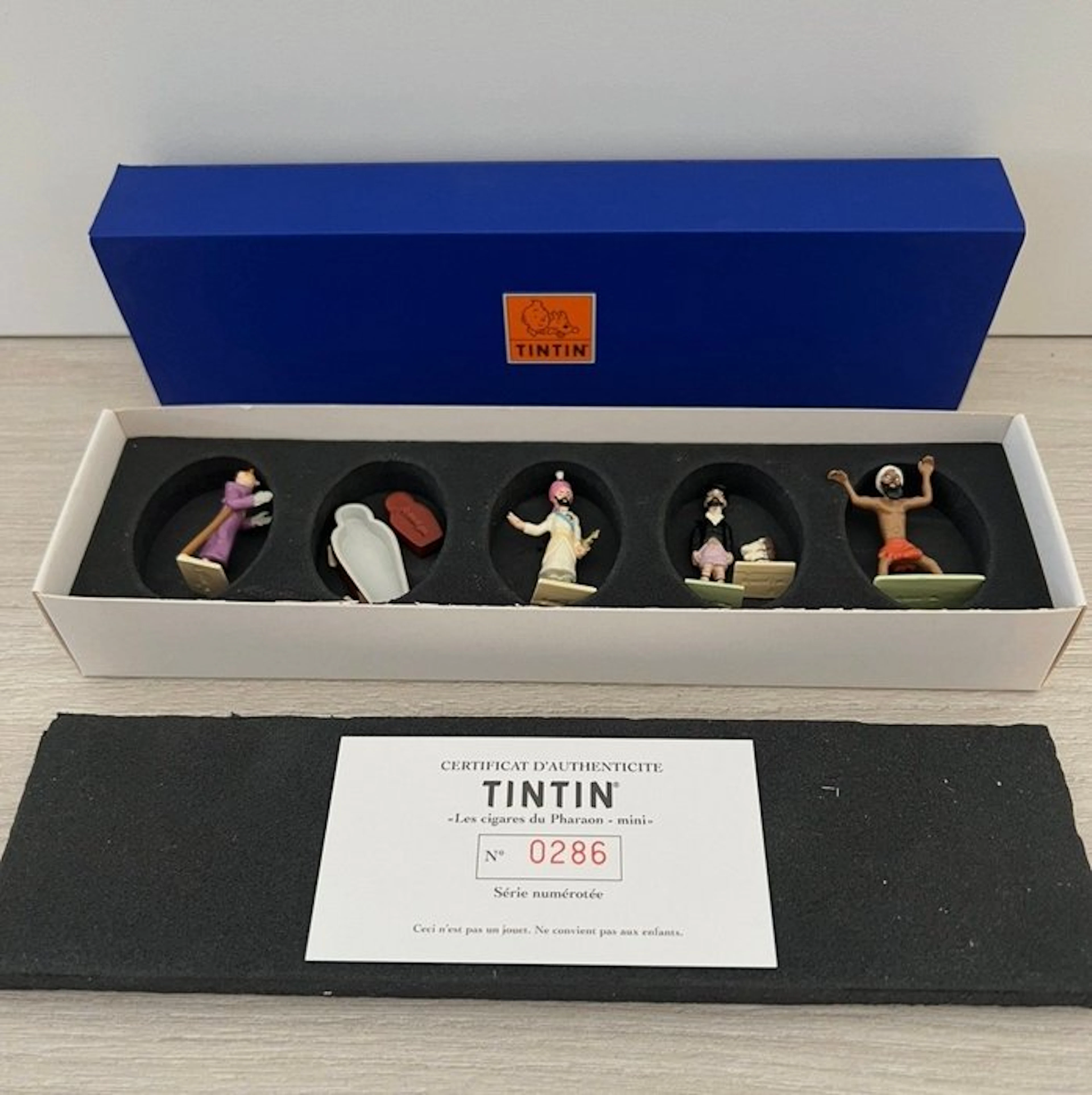 Figurines Moulinsart 46911 - Les cigares du Pharaon - mini série