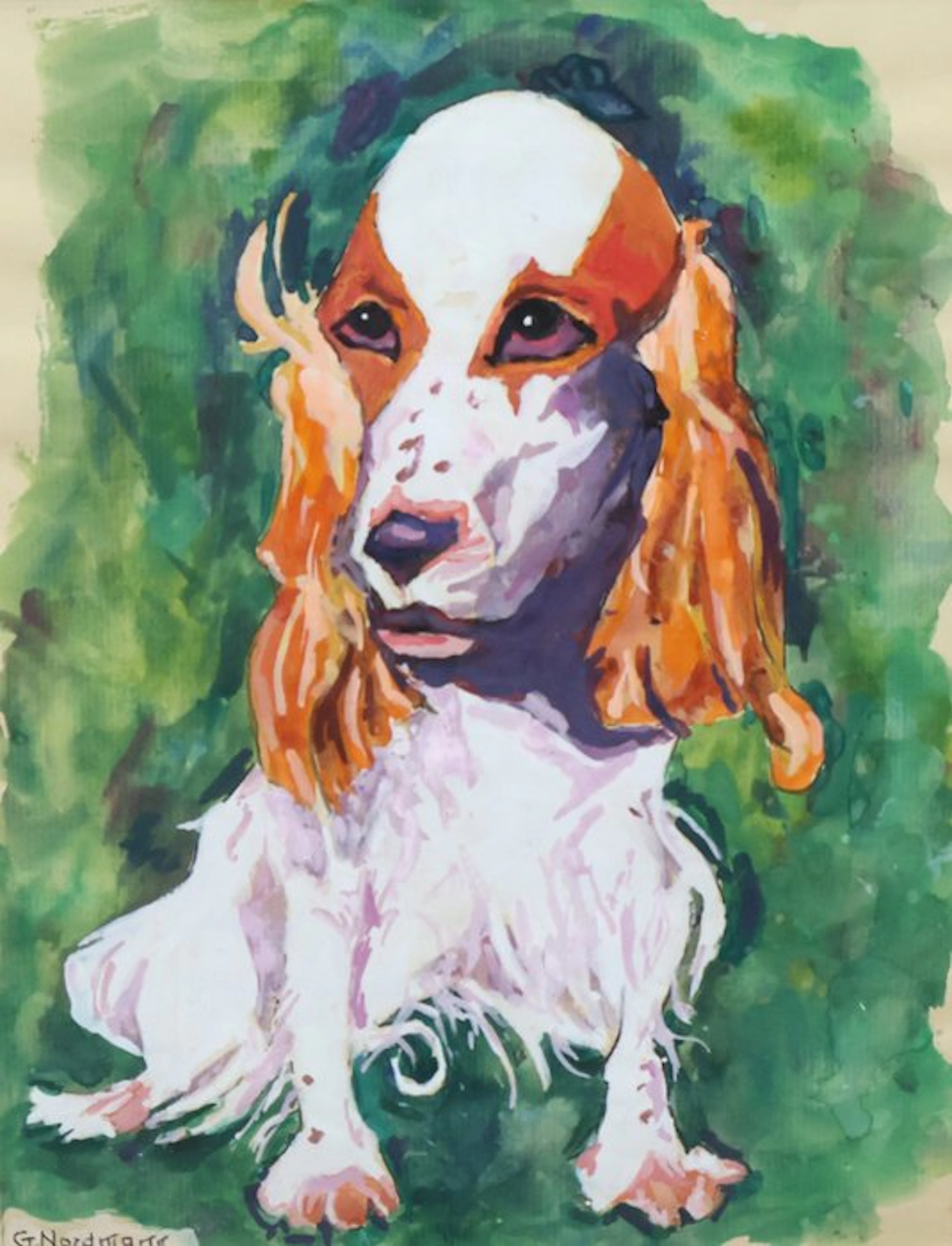 Germaine Nordmann (1902–1997) - Cocker Spaniel - No reserve