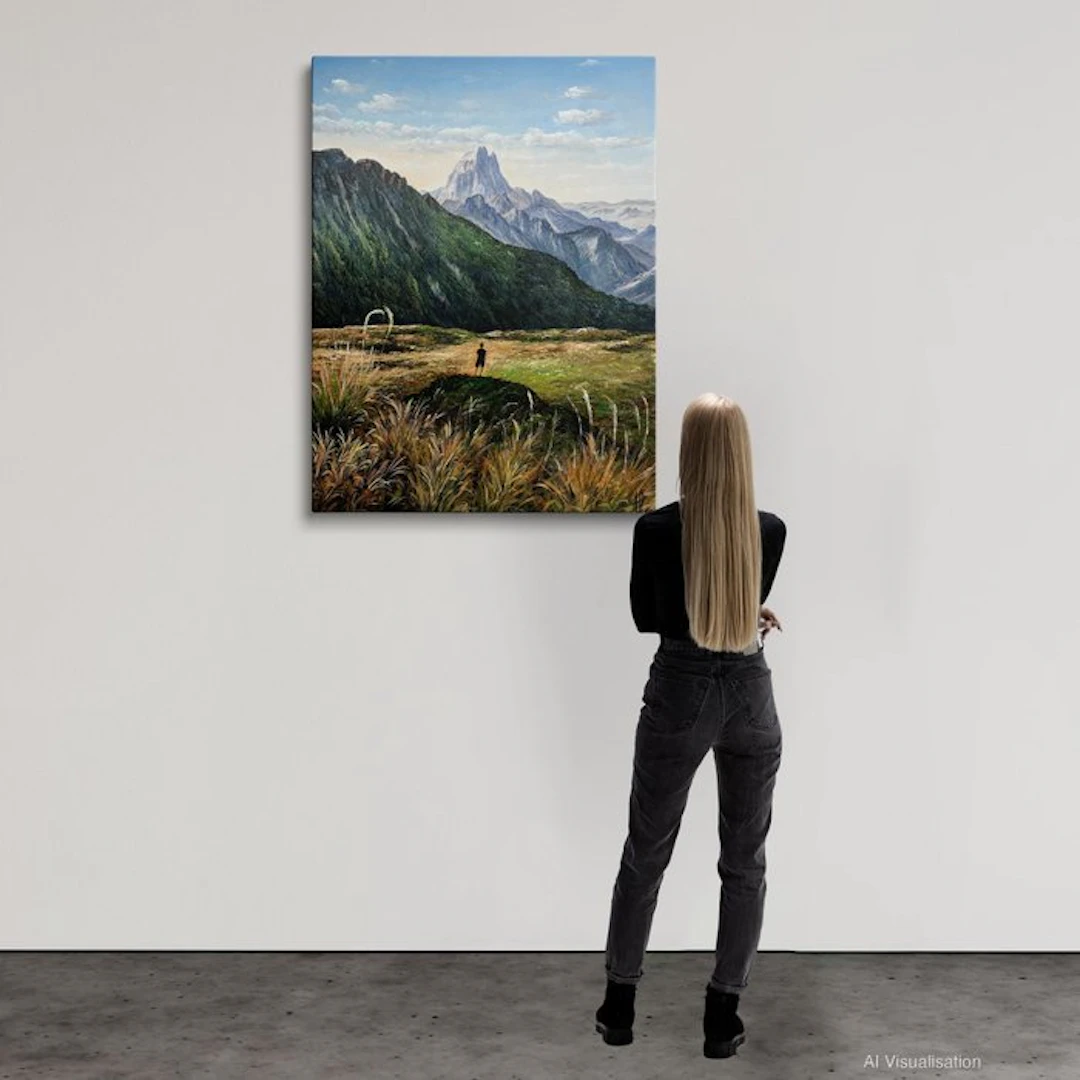 Anne Dias (1985) - (100% Hand painted) - The wild challenge