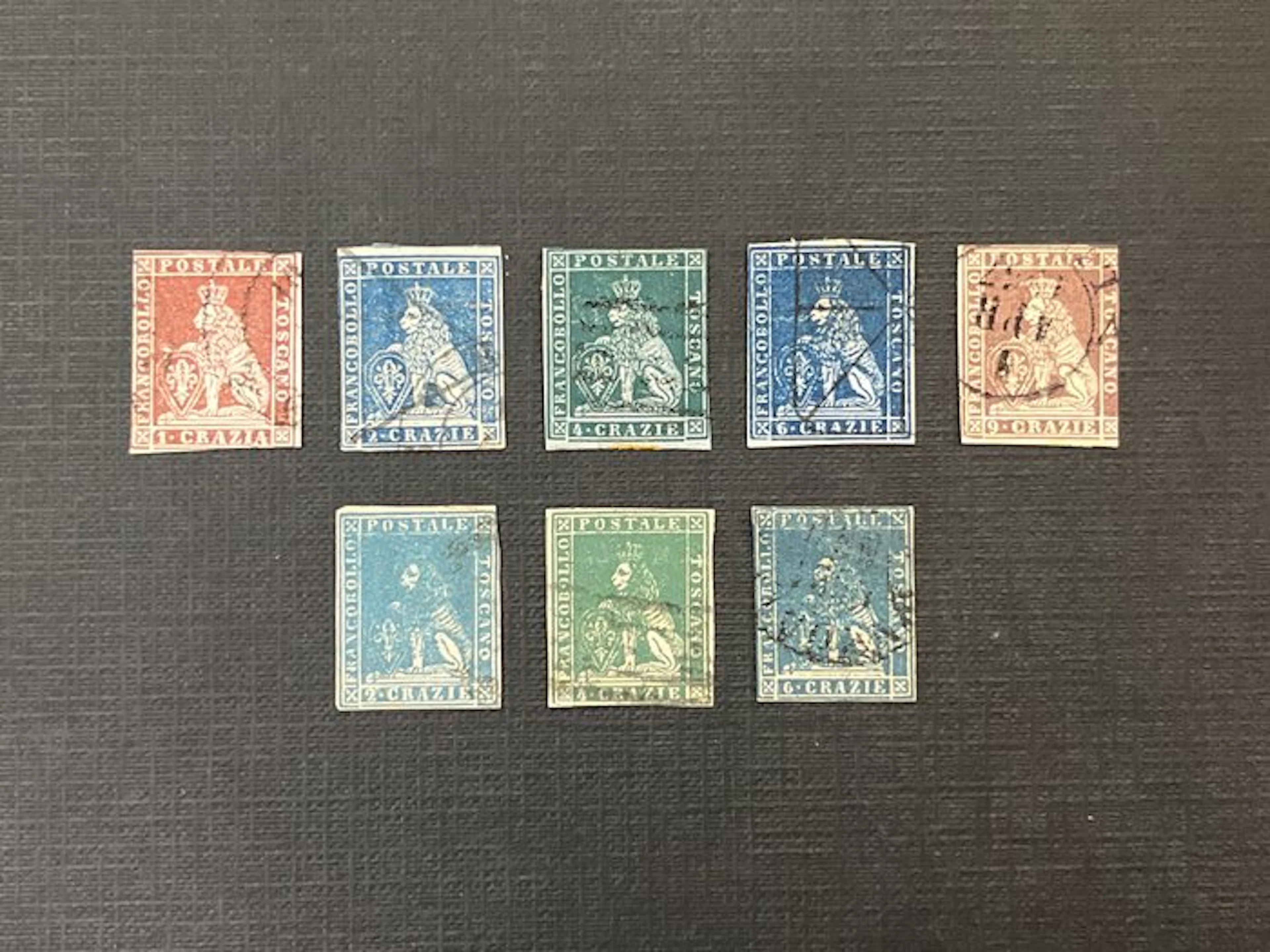 Italy 1851/1857 - A selection of used stamps