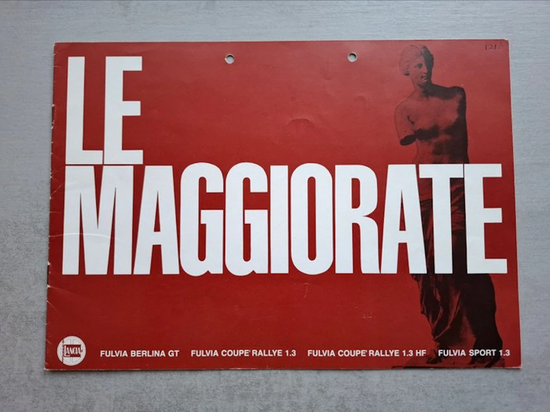 Brochure - Lancia - Fulvia "le Maggiorate" - 1967