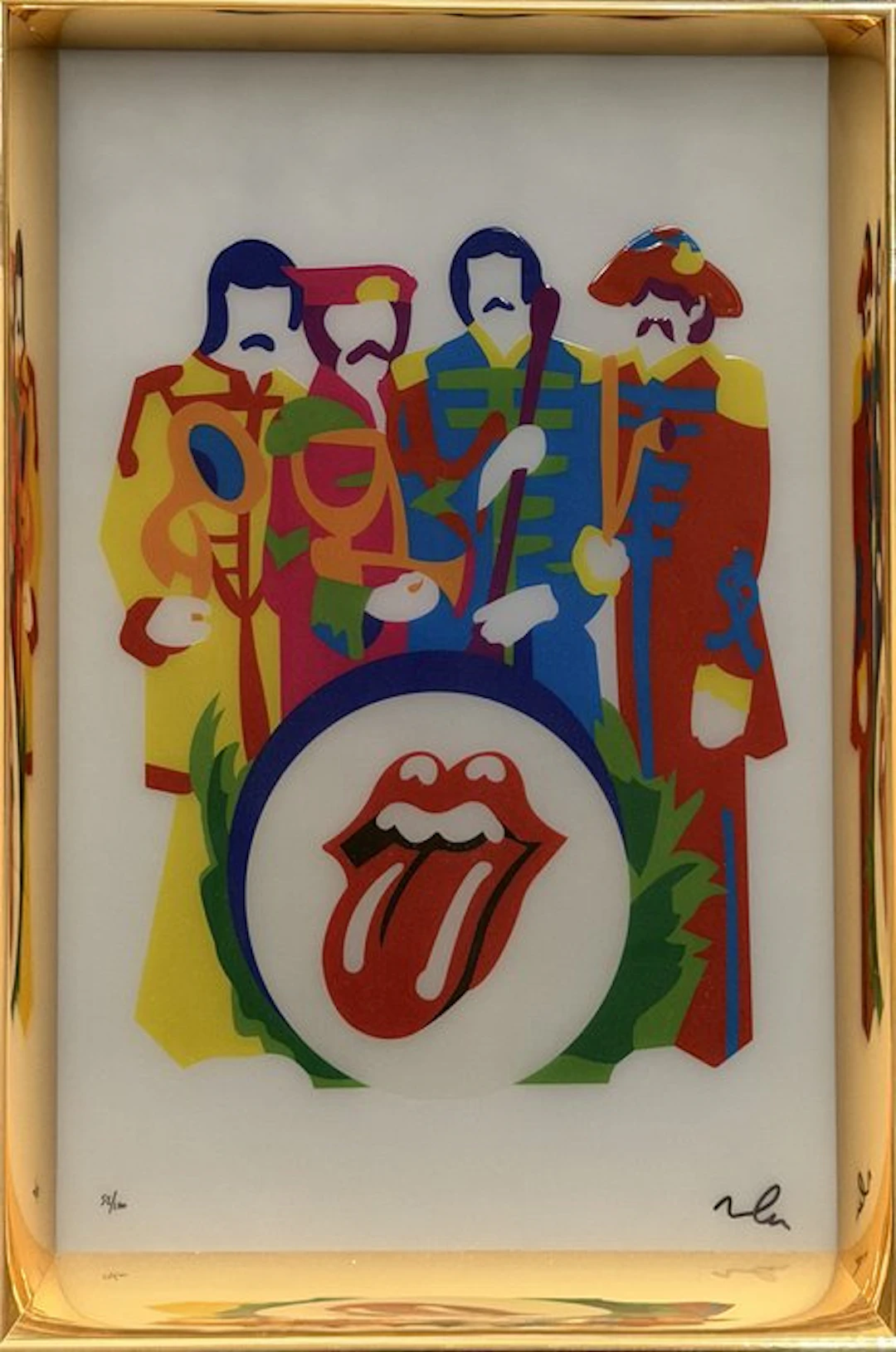 Marco Lodola (1955) - "The rolling stones"