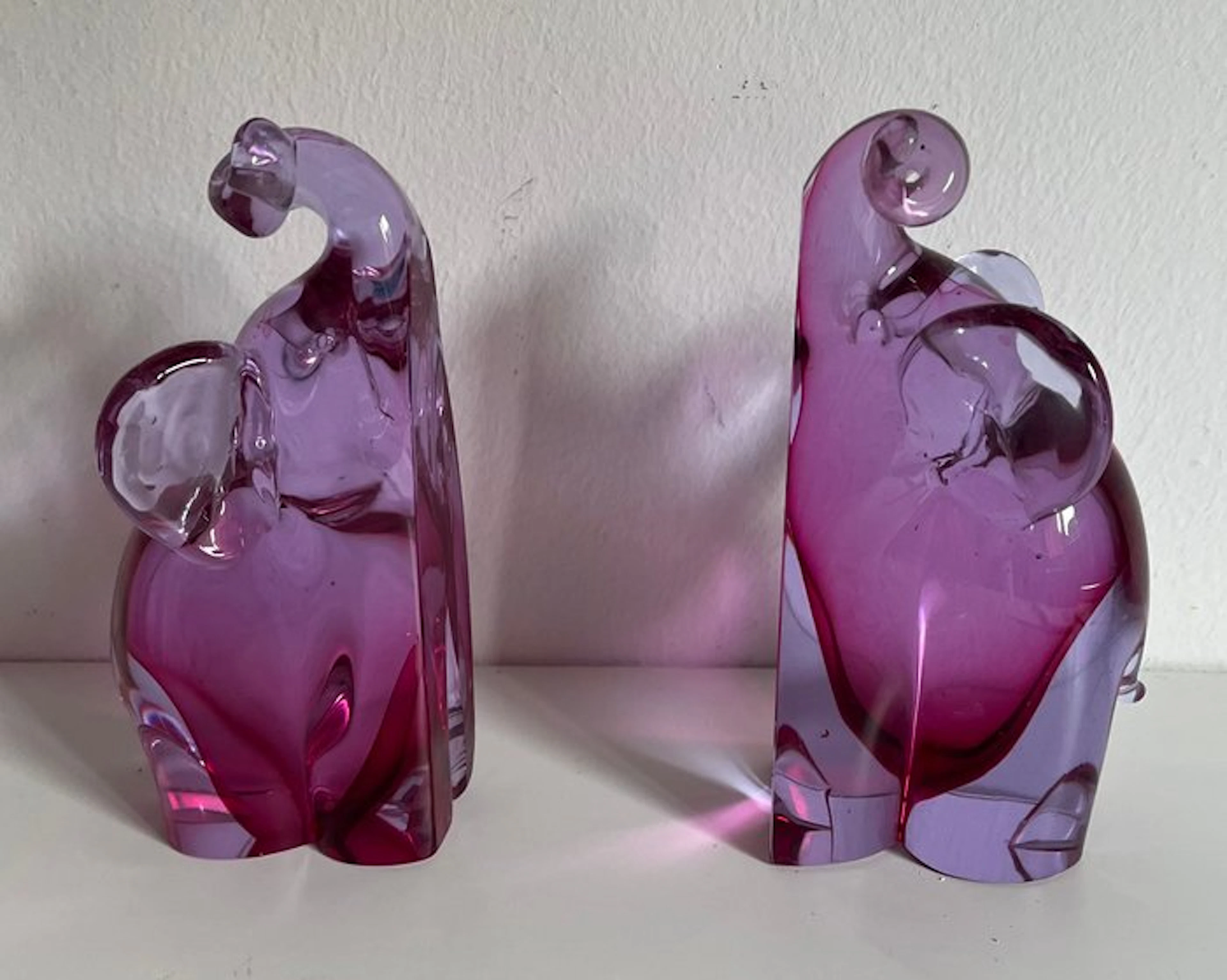 seguso murano - Archimede Seguso - Bookends (2) - Glass