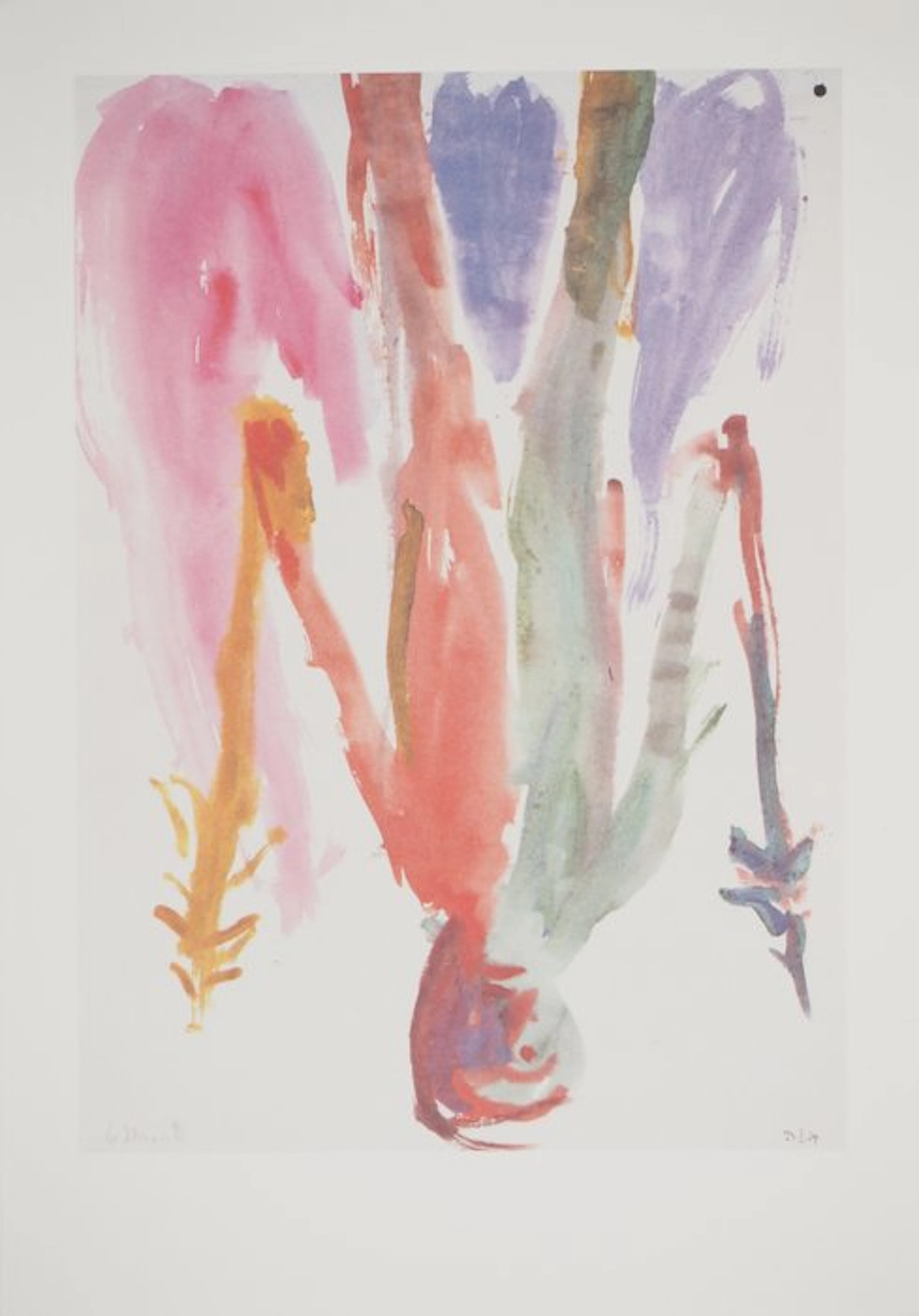 Georg Baselitz (1938) - Le guerrier aux lances