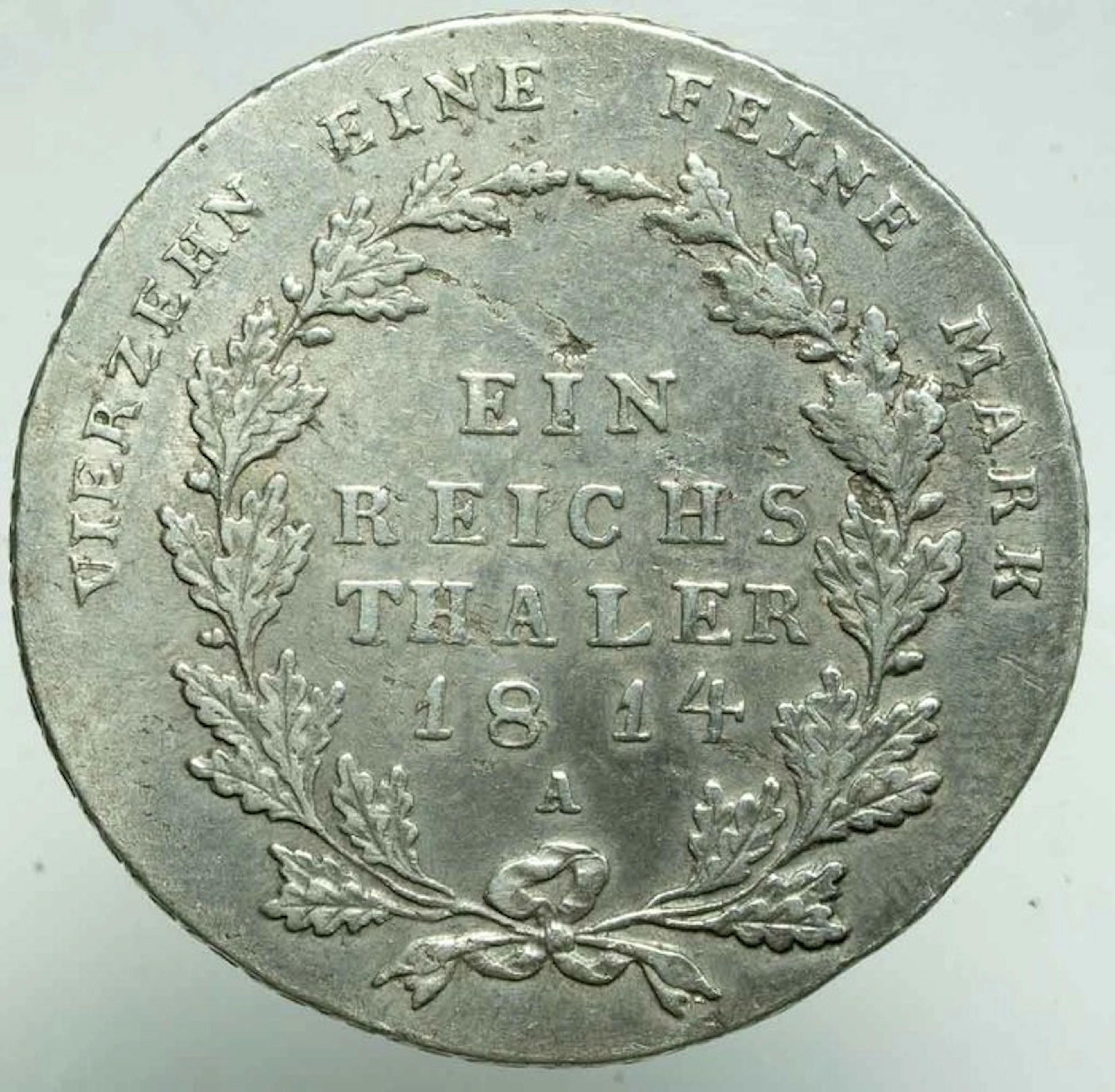 Germany, Prussia Federico Guglielmo III. 1 Thaler (taler) 1814