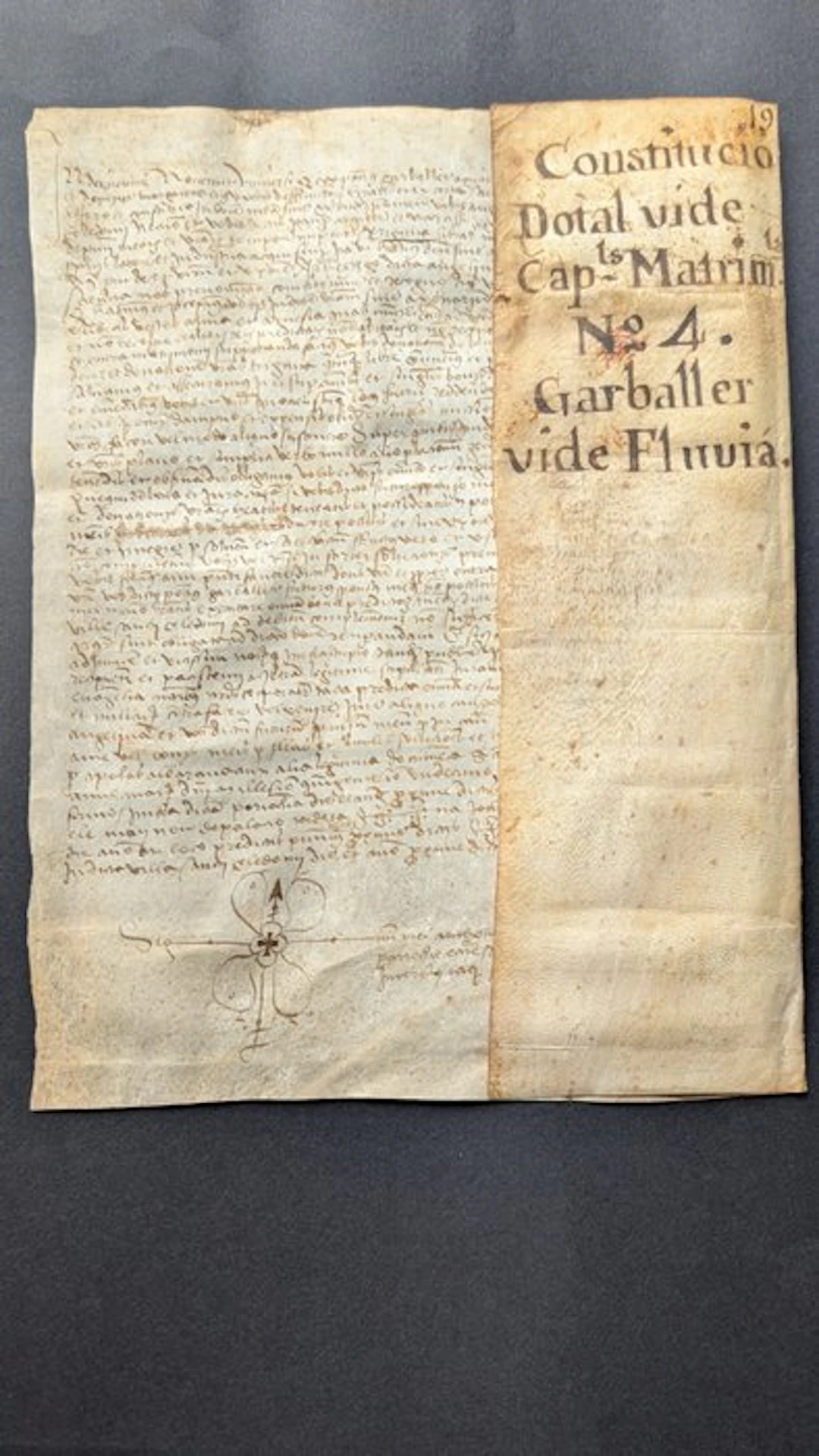 1511 - Antiguo pergamino en Latín escritura dotal corona de Aragón - 1511