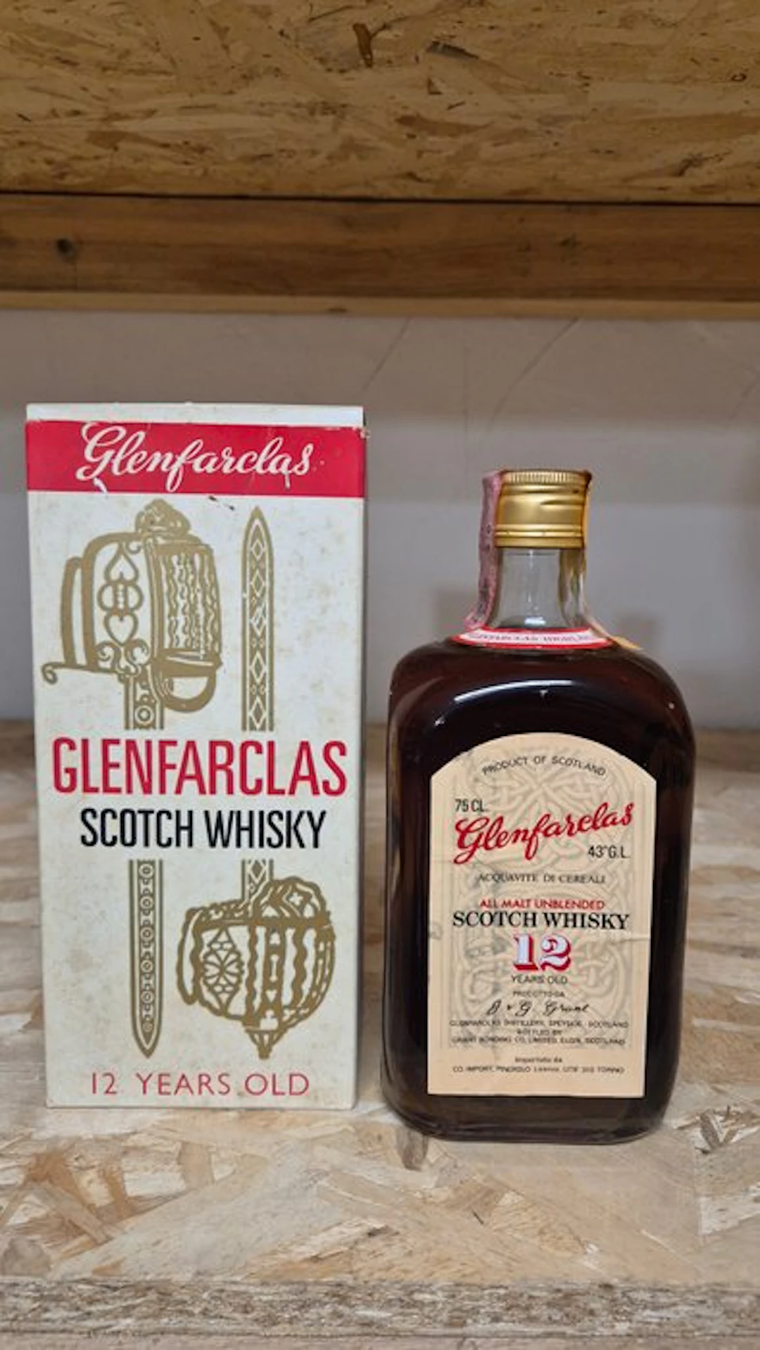 Glenfarclas 12 years old All Malt Unblended - b. 1970s - 75cl