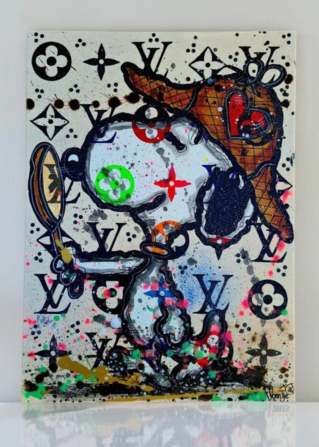 Moontje - Snoopy Inspector Louis Vuitton edition.