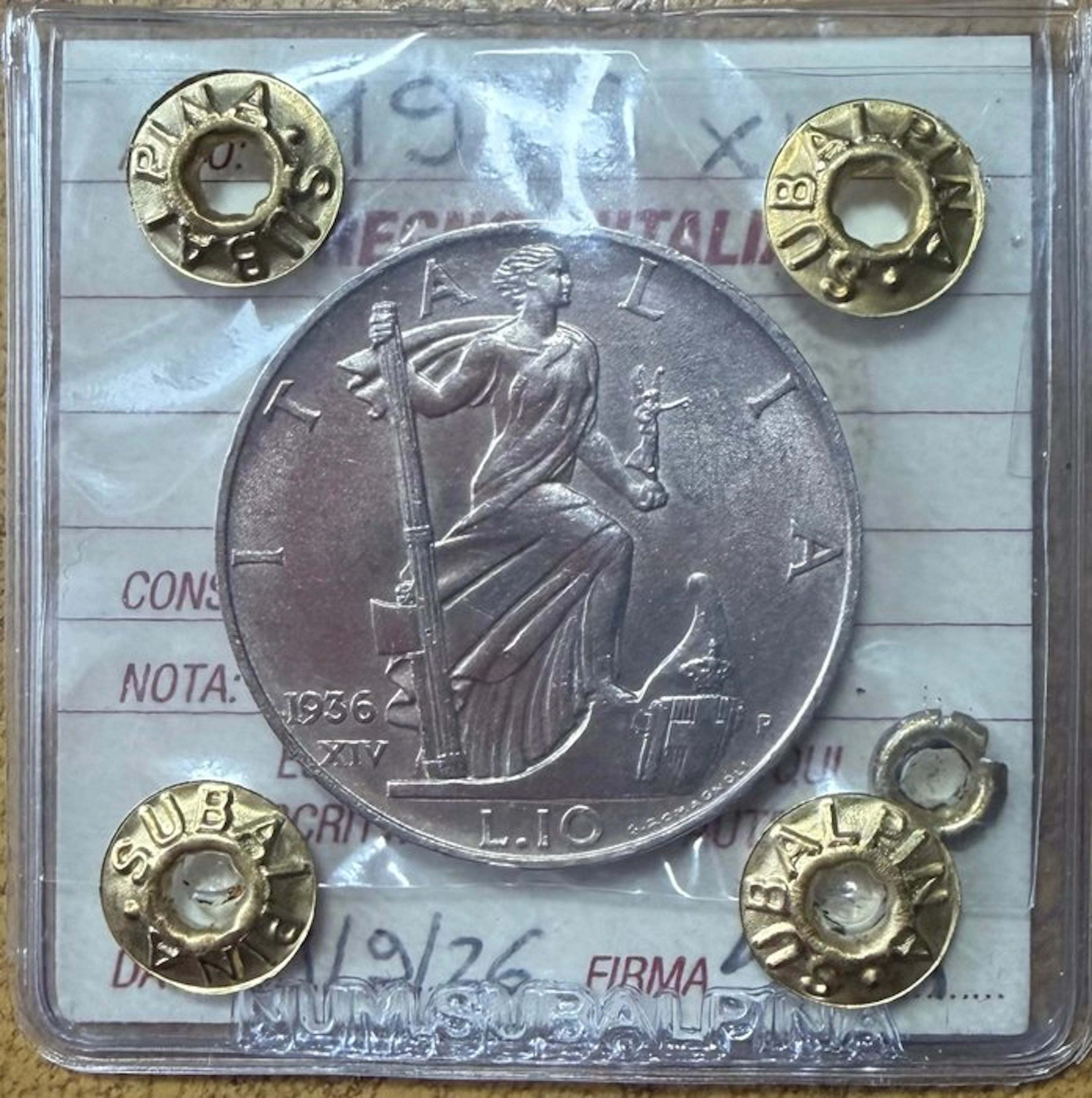 Italy, Kingdom Vittorio Emanuele III. 10 Lire 1936 “Impero” (No reserve price)