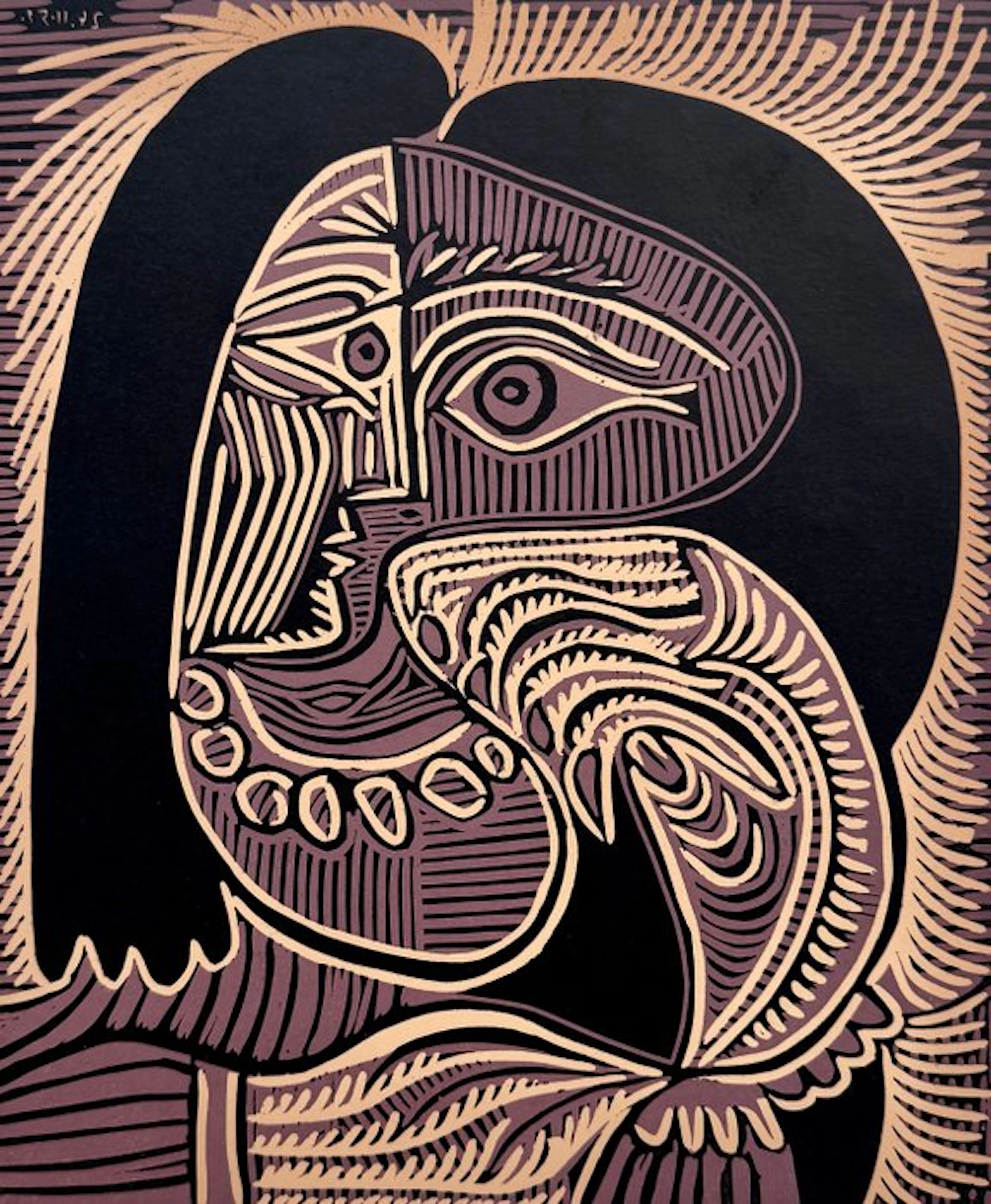 Pablo Picasso (1881-1973) - Femme au collier