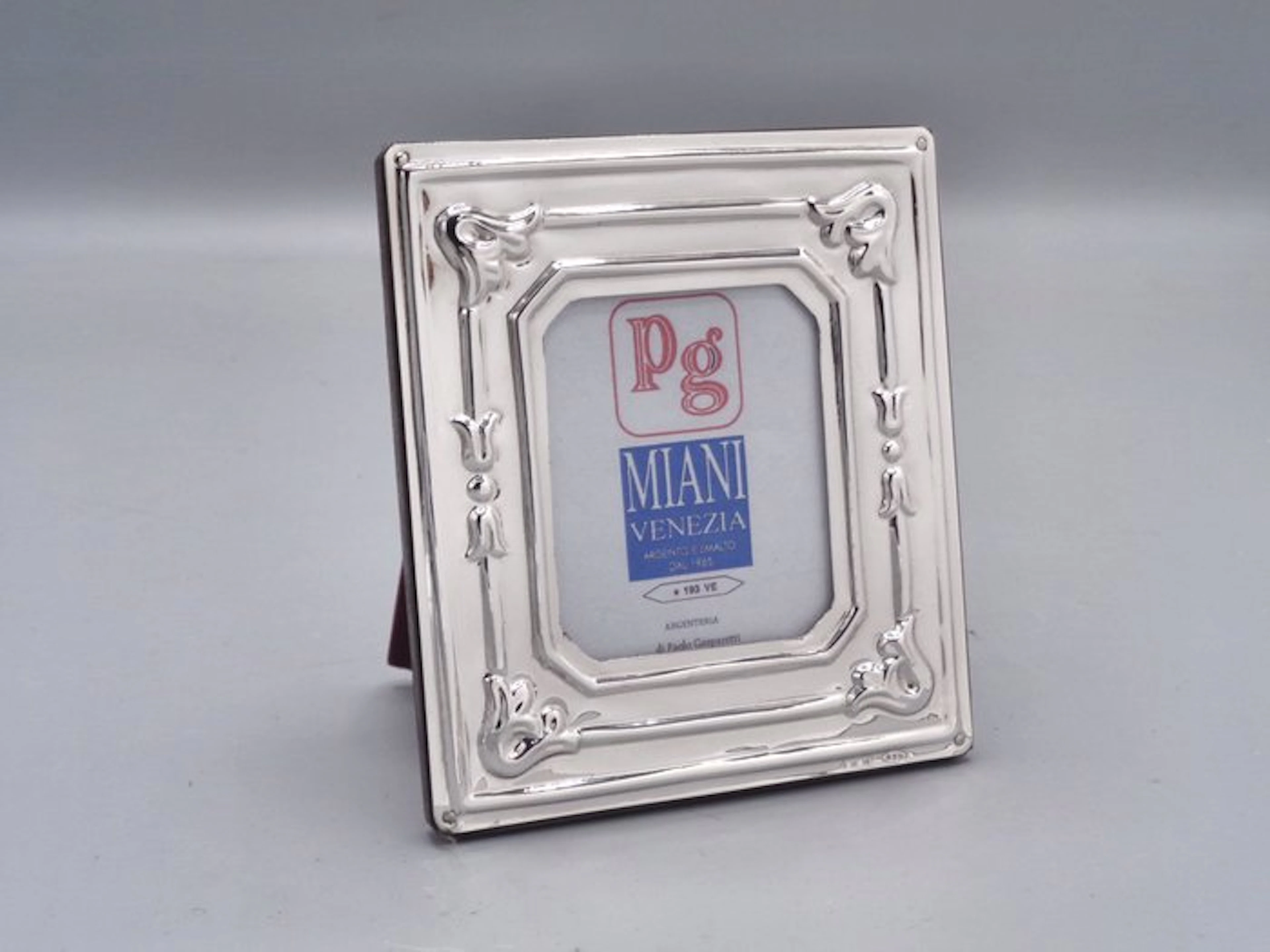 PG-Miani Argenteria - Picture frame - .925 silver - Bellflower 5x6
